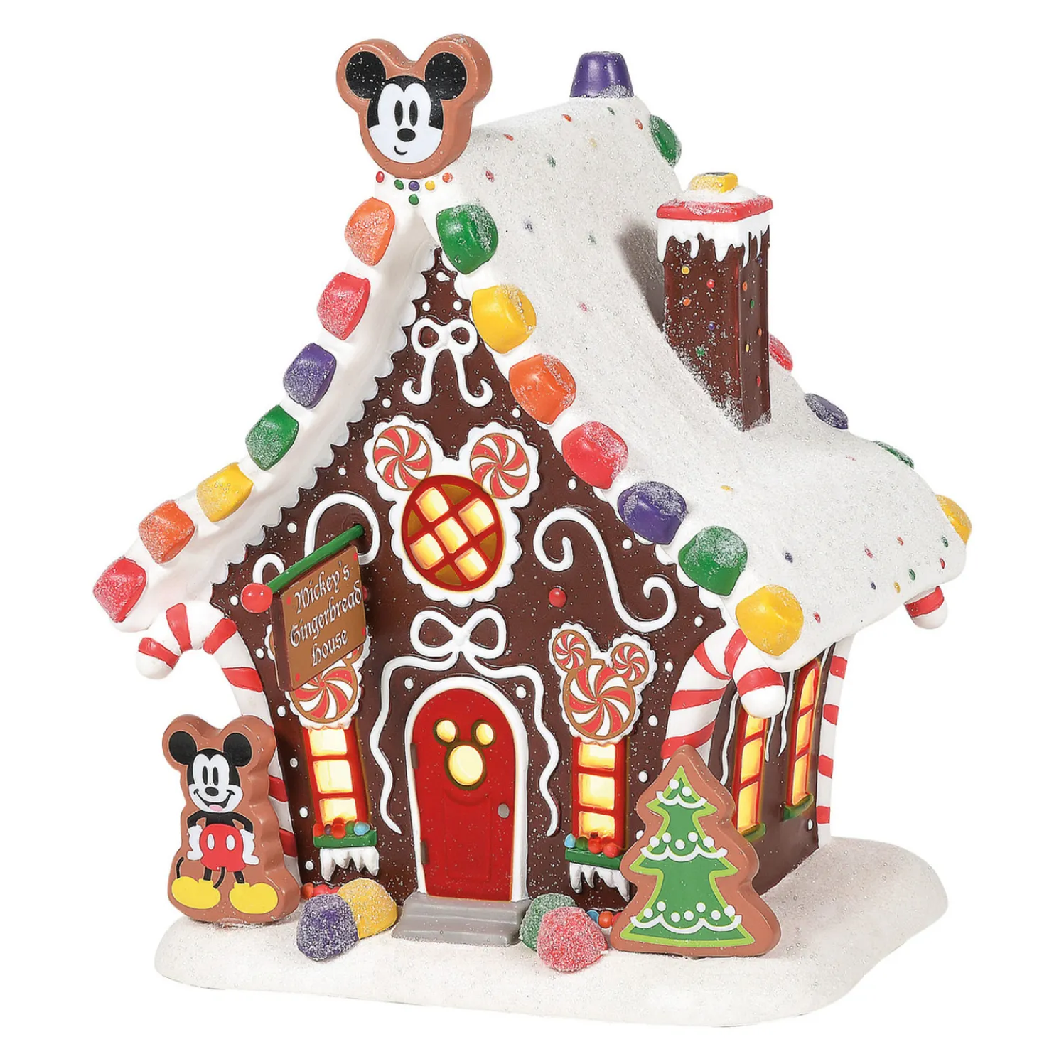 Department 56 Disney Village Mickey's Gingerbread House Building 6001317