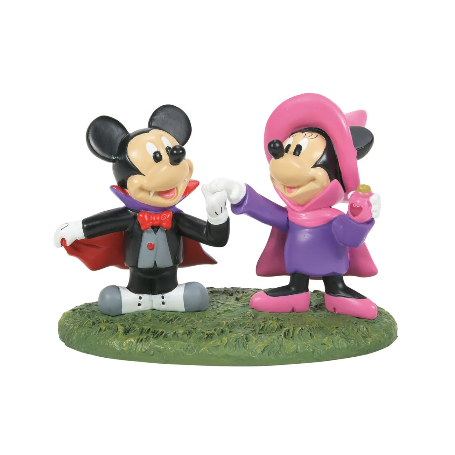 Department 56 Disney's Halloween Pumpkintown Village Mickey & Minnie's Costume Fun Figure 6007728