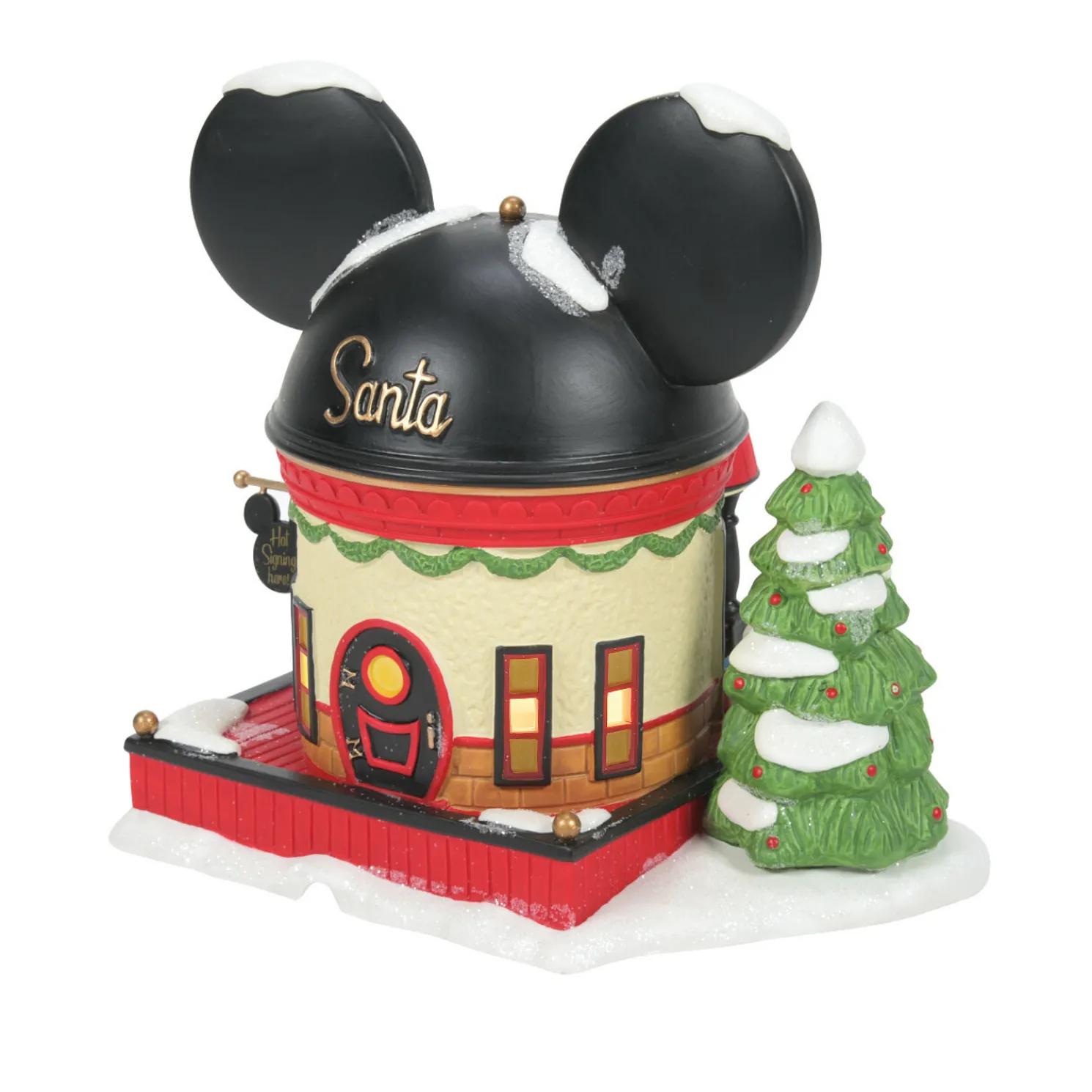 Department 56 Disney Village Mickey Mouse Ear Hat Shop Building 6007177