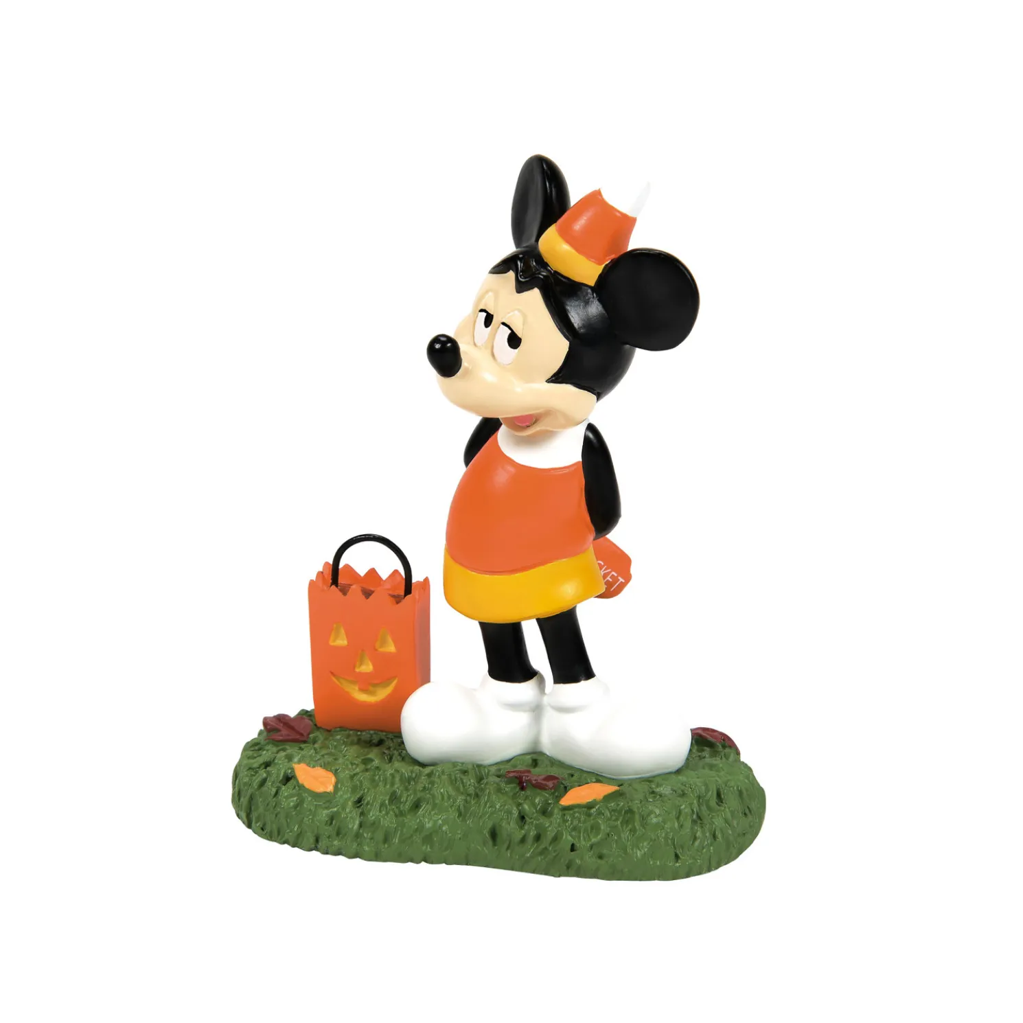Department 56 Disney's Halloween Village Mickey's Pumpkintown Mickey Buys A Ticket Figure 6013681