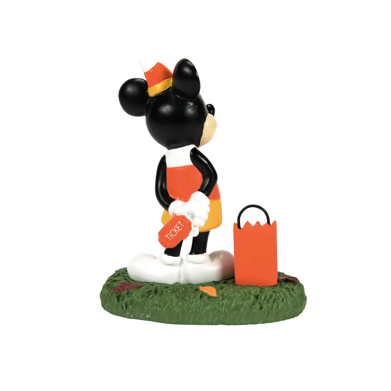 Department 56 Disney's Halloween Village Mickey's Pumpkintown Mickey Buys A Ticket Figure 6013681