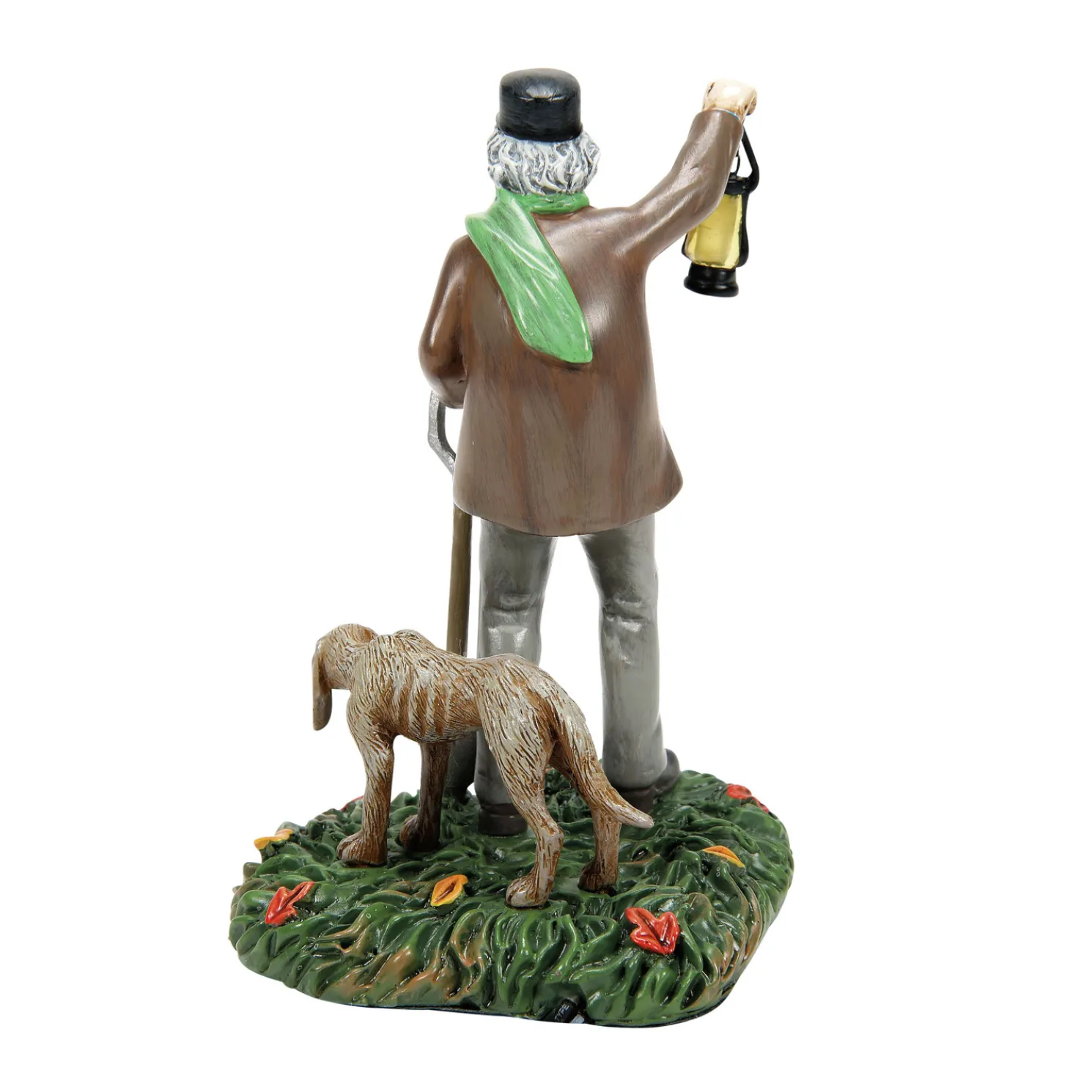 Department 56 Disney Village Disney World Haunted Mansion Silas Crump & His Dog, Bones Lighted Figure 6013607