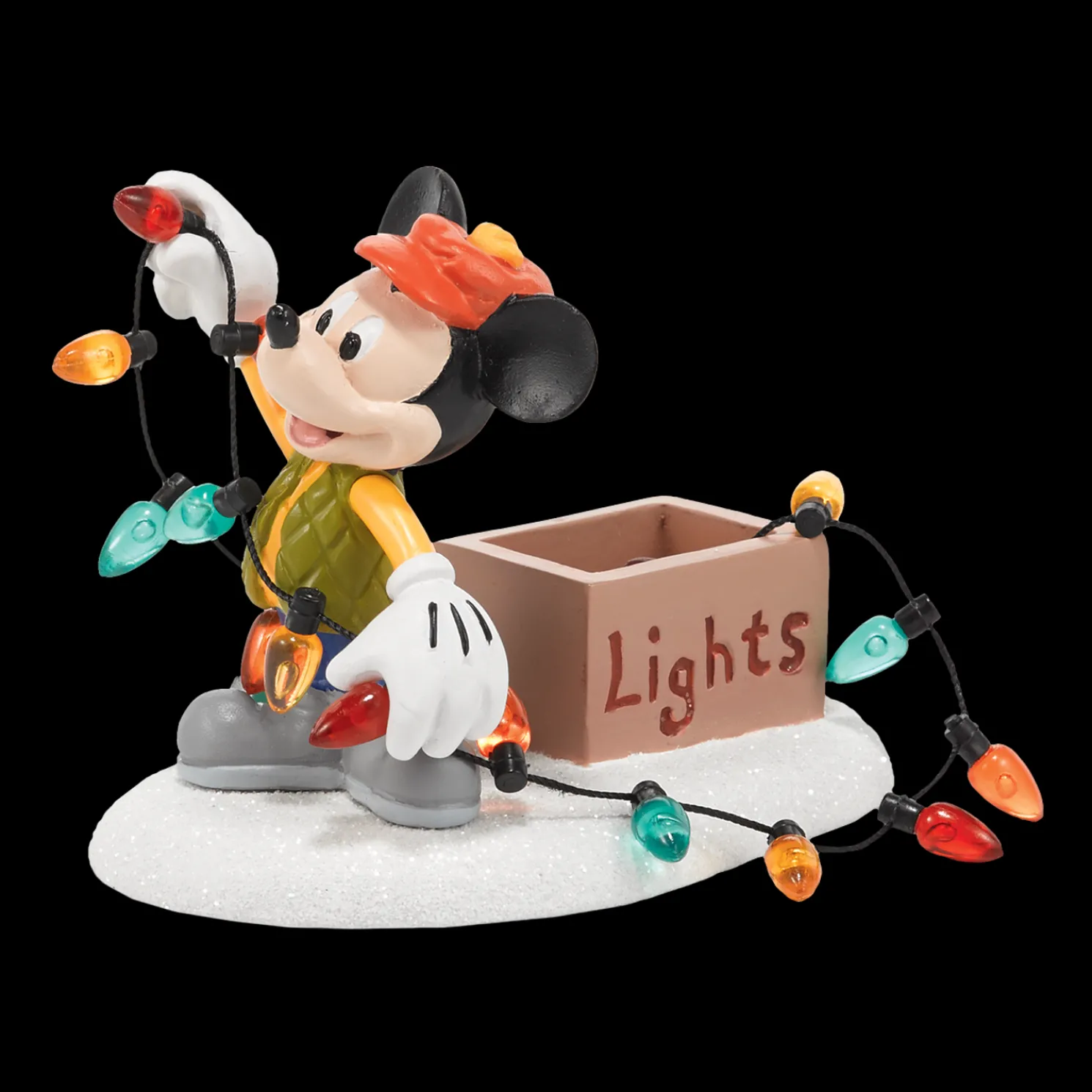 Department 56 Disney Village Mickey Lights Up Christmas 4038634