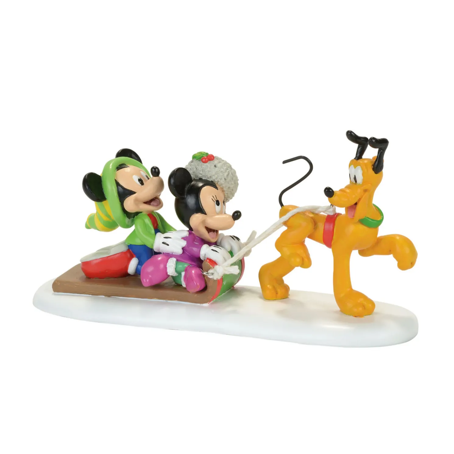 Department 56 Disney Village Pluto's Toboggan Ride Figure 4057263