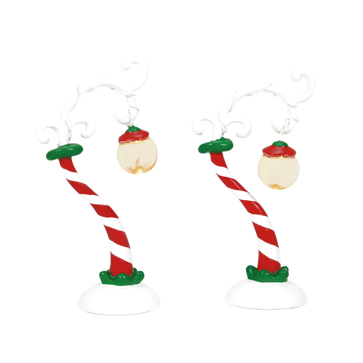 Department 56 Grinch Village Set of 2 Grinch Streetlights 6014705