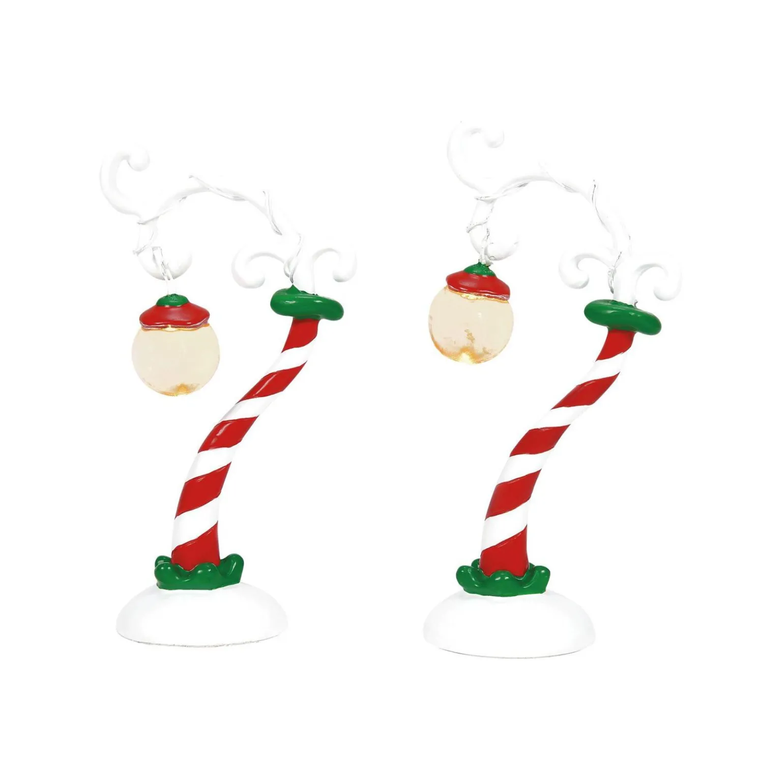 Department 56 Grinch Village Set of 2 Grinch Streetlights 6014705