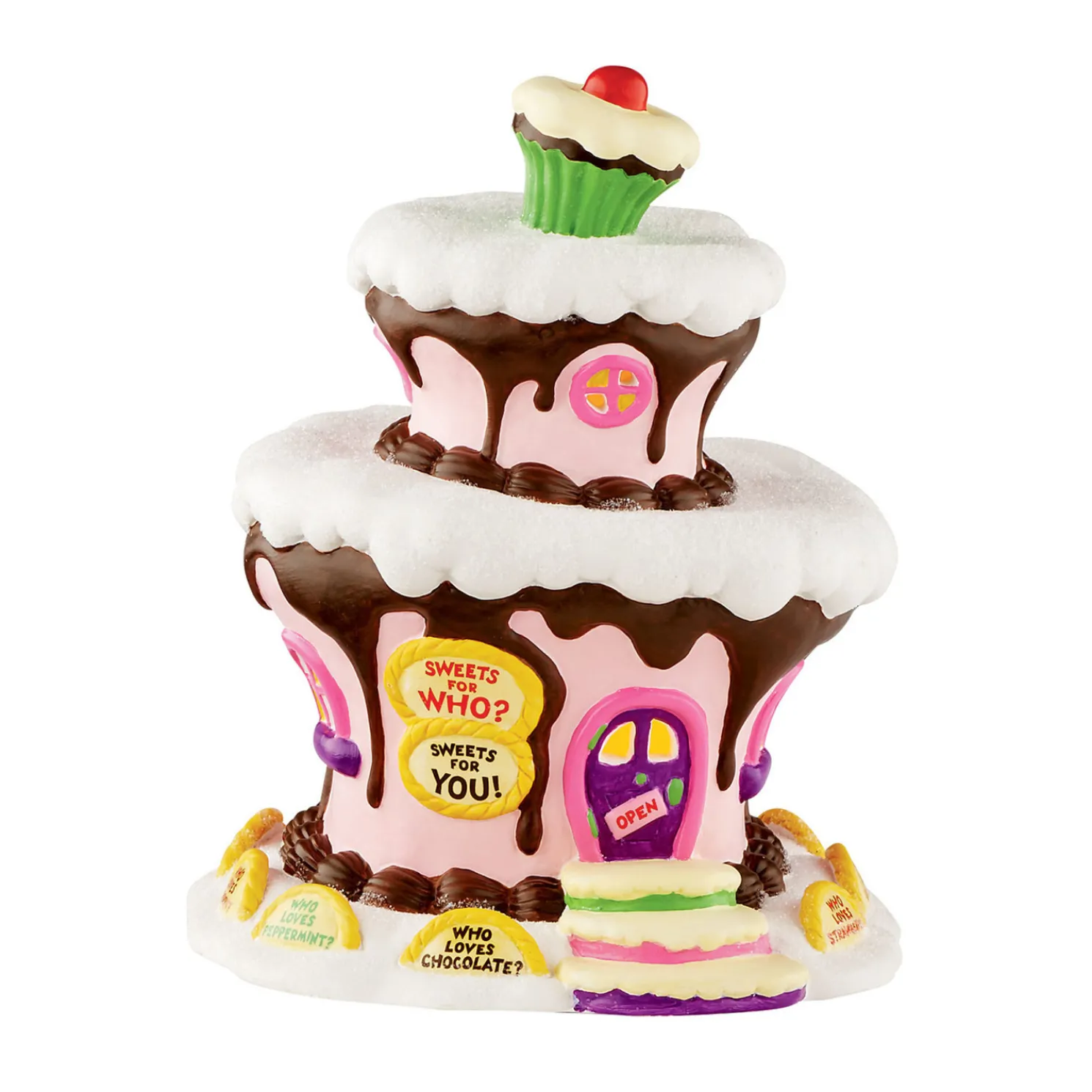 Department 56 Grinch Village Who-ville Sweet Shop Building 4053063