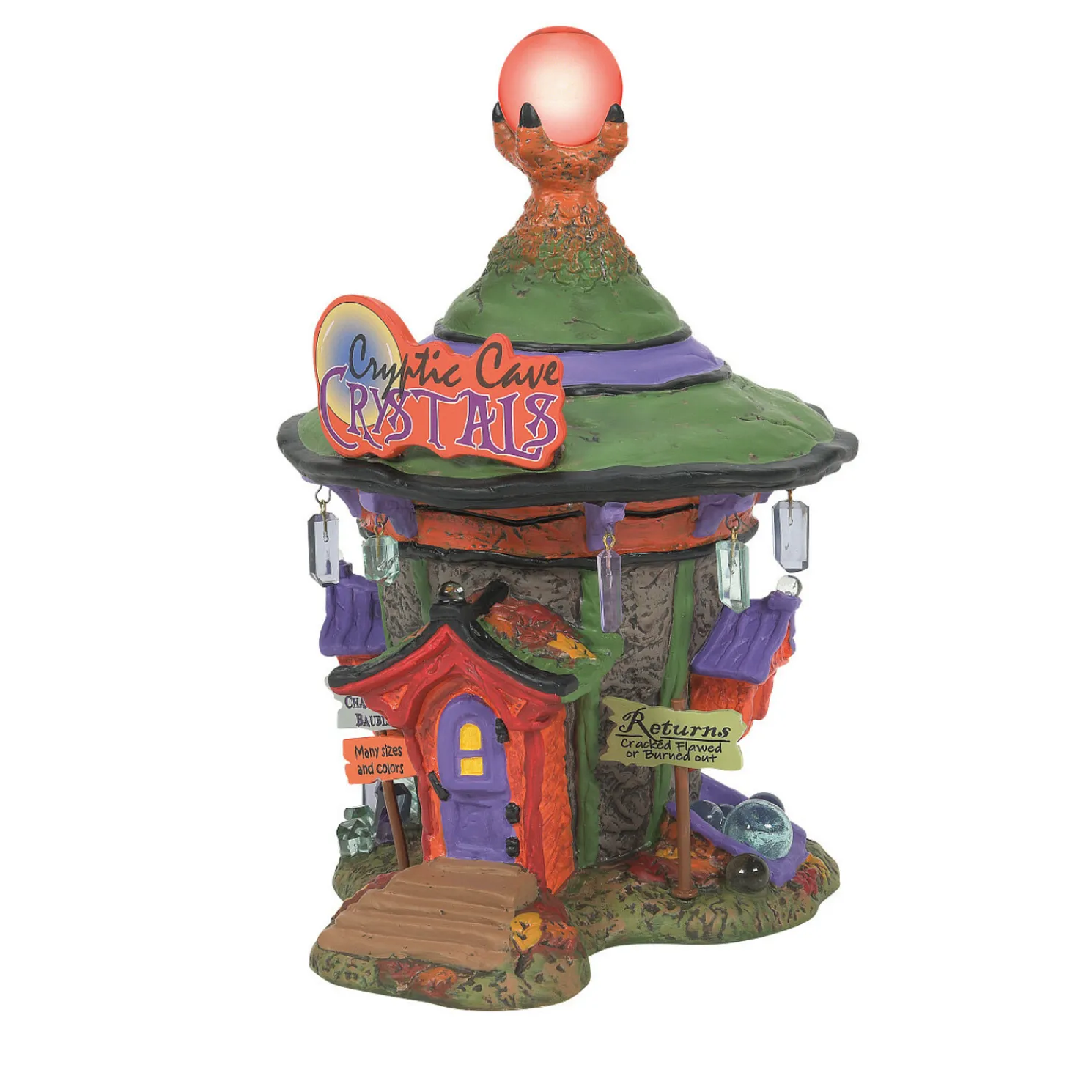 Department 56 Halloween Snow Village Cryptic Cave Crystals 6007641