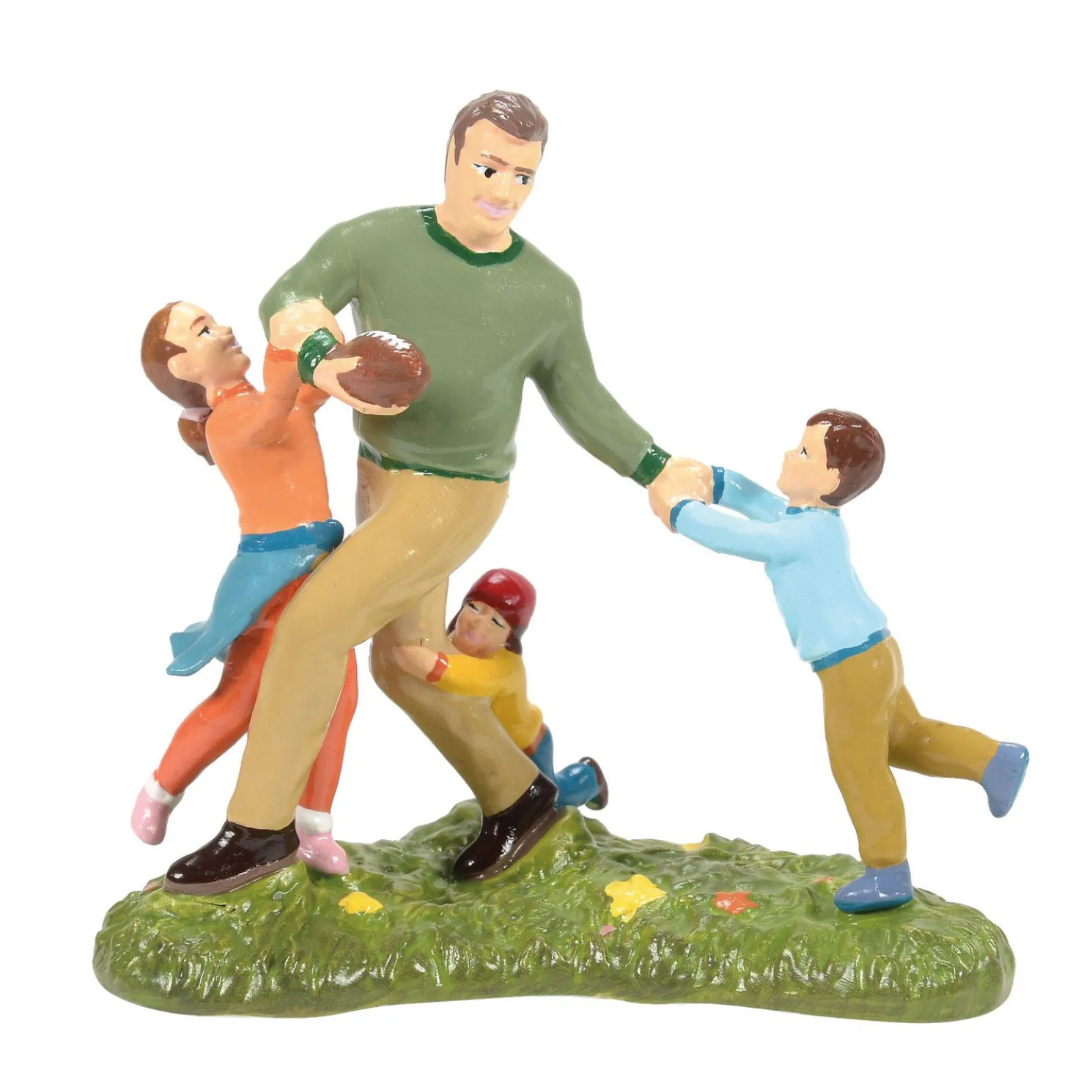 Department 56 Halloween Village Let's Get Dad! Football Figure 6014704
