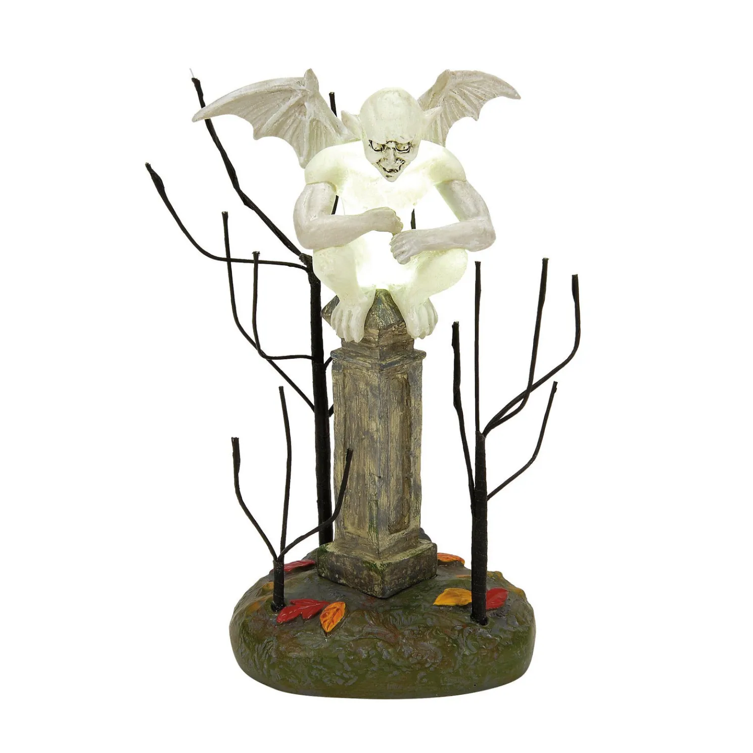 Department 56 Halloween Village Watching Over The Graveyard Lit Figure 6014728