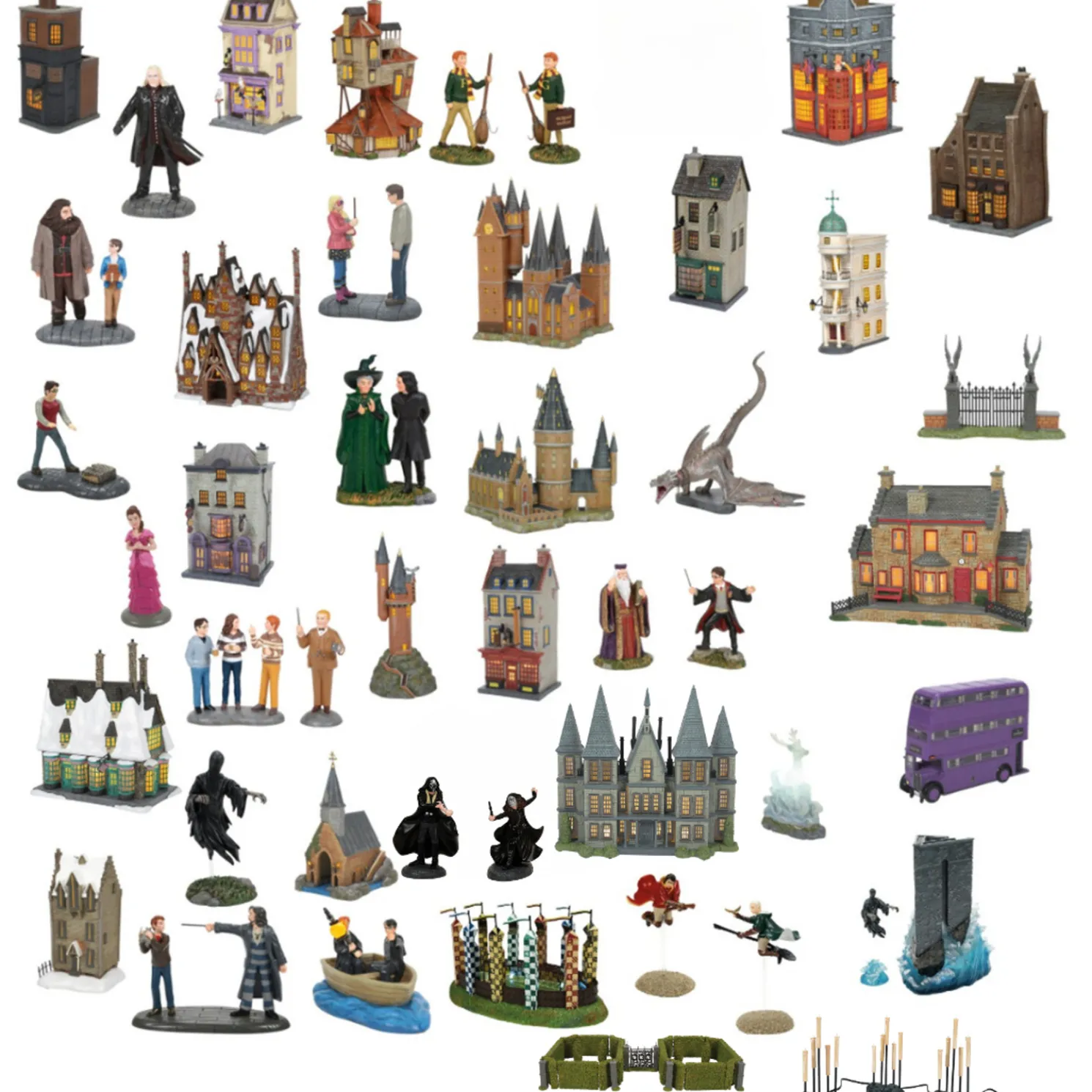 Department 56 Harry Potter Village 40 PC Full Set 2025