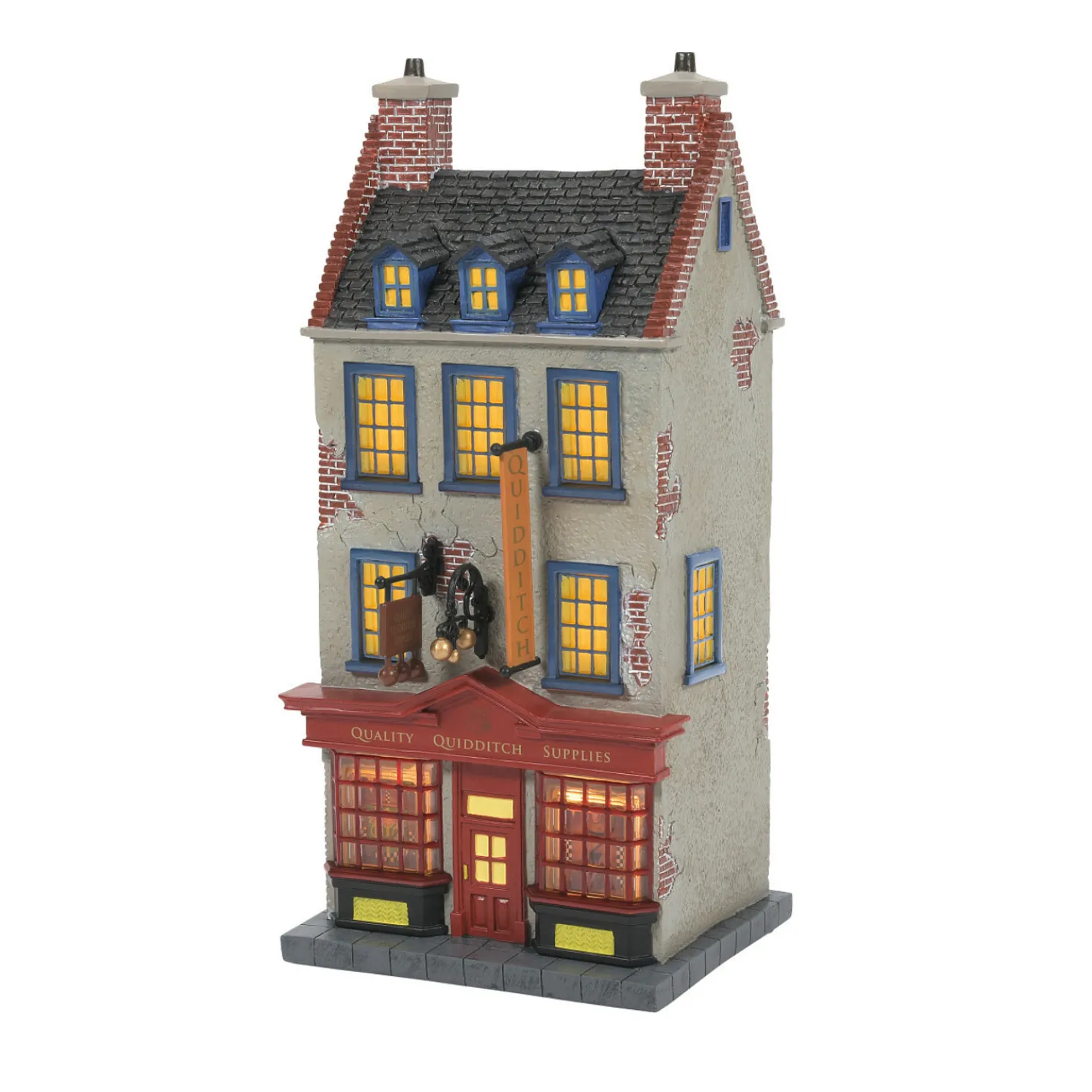 Department 56 Harry Potter Village Quality Quidditch Supplies Building 6007752