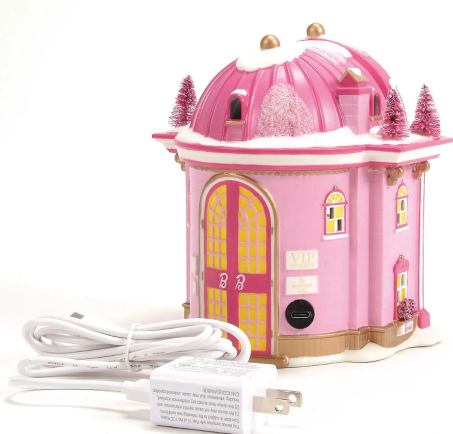 Department 56 North Pole Village Barbie Gown Boutique Building 6014682