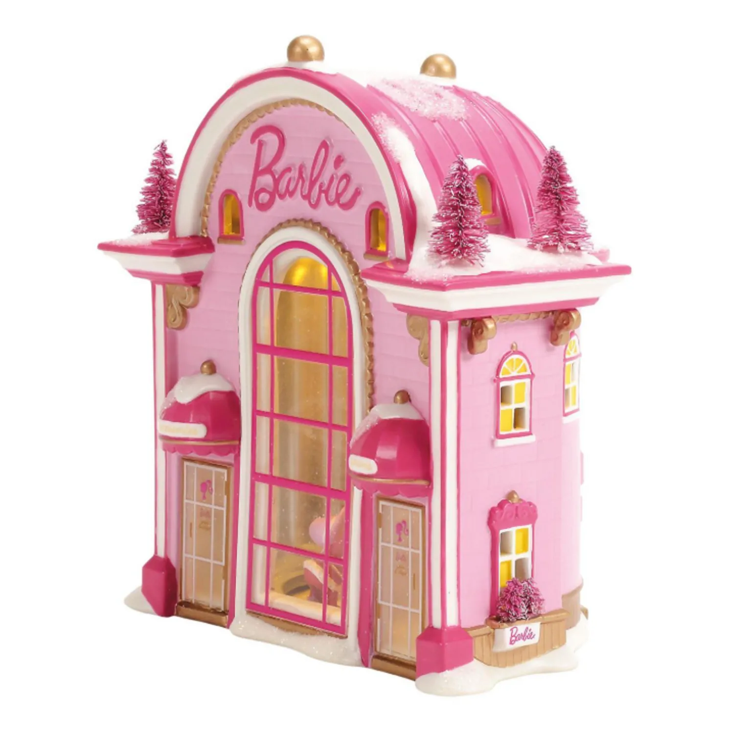 Department 56 North Pole Village Barbie Gown Boutique Building 6014682