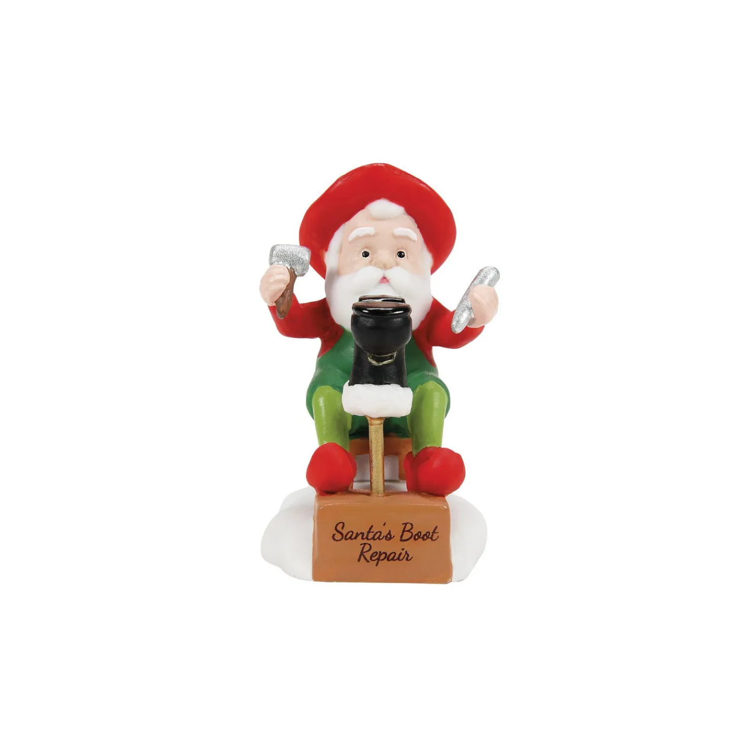 Department 56 North Pole Village Santa's Chief Cobbler Figure 6013617
