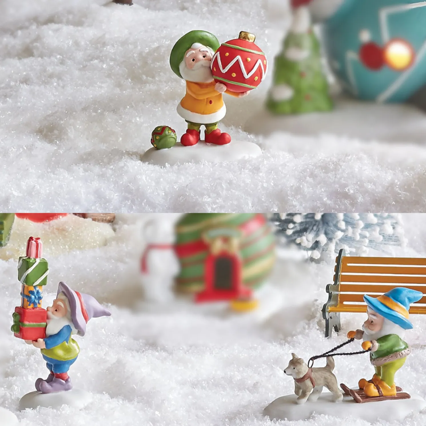 Department 56 North Pole Village Friends & Neighbors Figure Set of 3 6014511