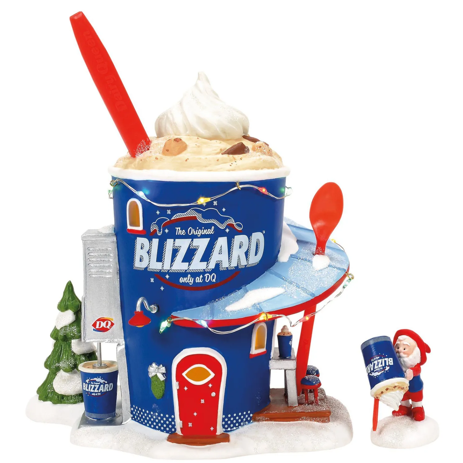 Department 56 North Pole Village Forecasting a Blizzard Dairy Queen Building 6014532