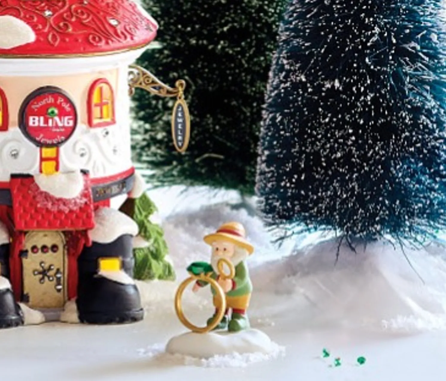 Department 56 North Pole Village The Yule Jeweler Figure 6015623