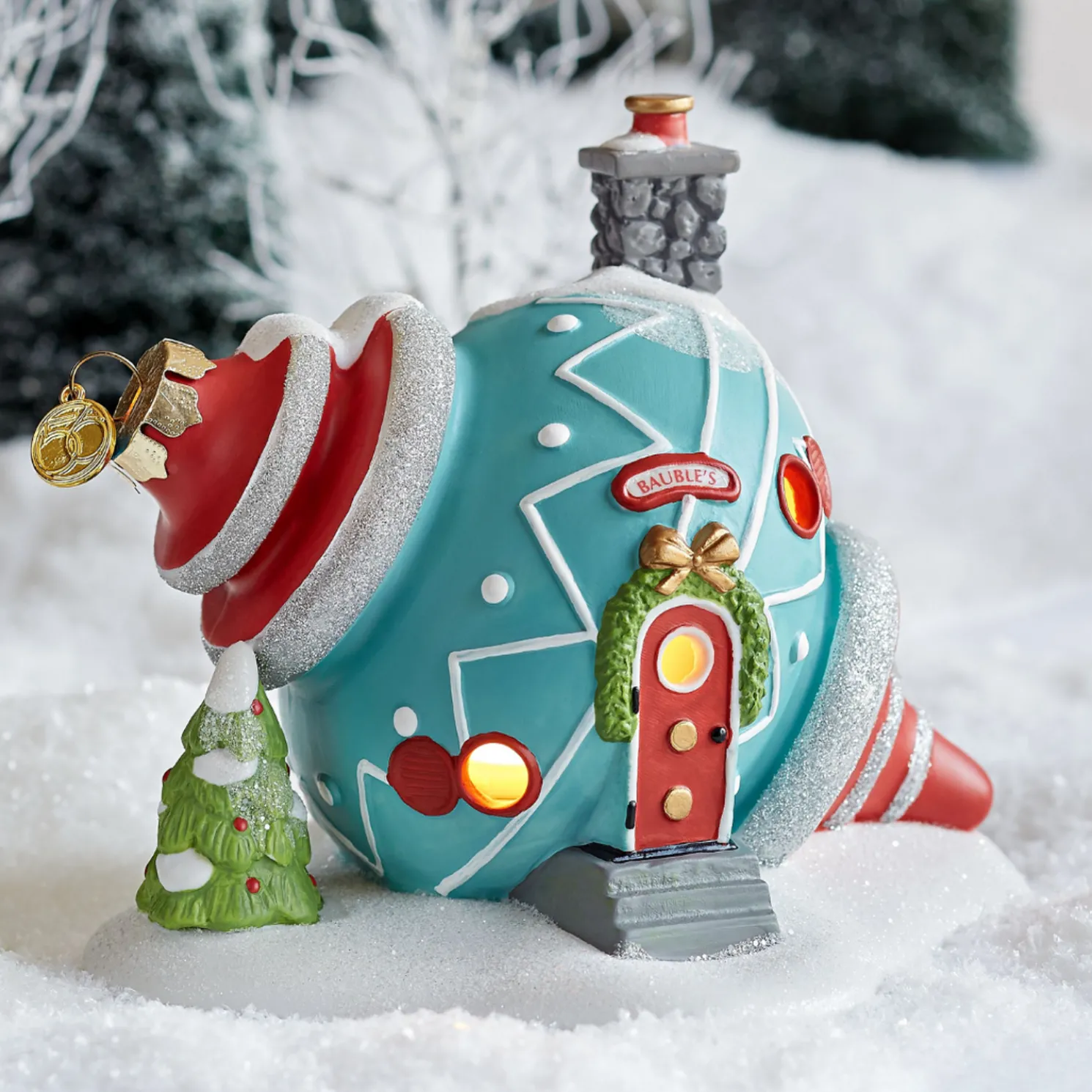 Department 56 North Pole Village Bauble's Ornament House 6013429