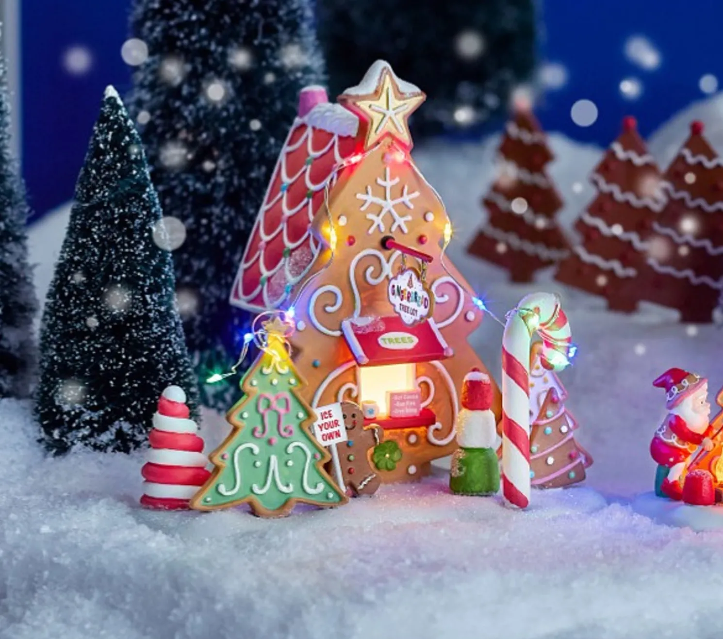 Department 56 North Pole Village Ice Your Own Tree Lot Building 6015673