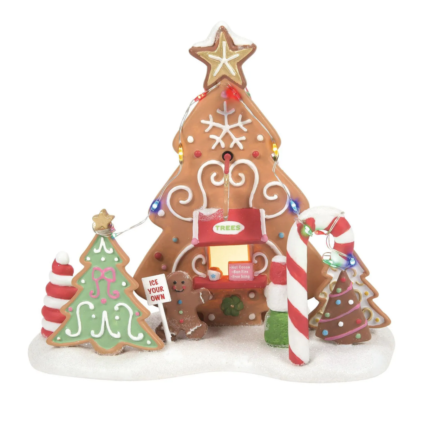 Department 56 North Pole Village Ice Your Own Tree Lot Building 6015673