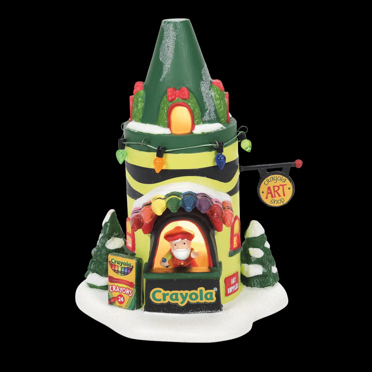 Department 56 North Pole Village Crayola Art Center 6009761