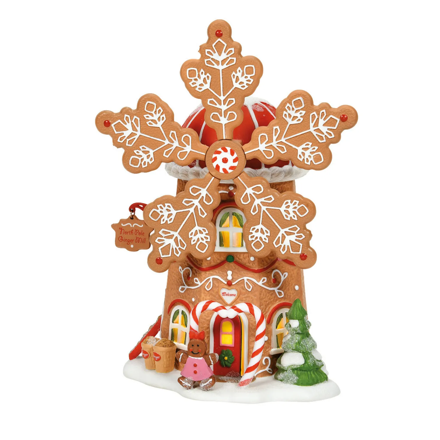 Department 56 North Pole Village Gingerbread Cookie Mill Building 6007610