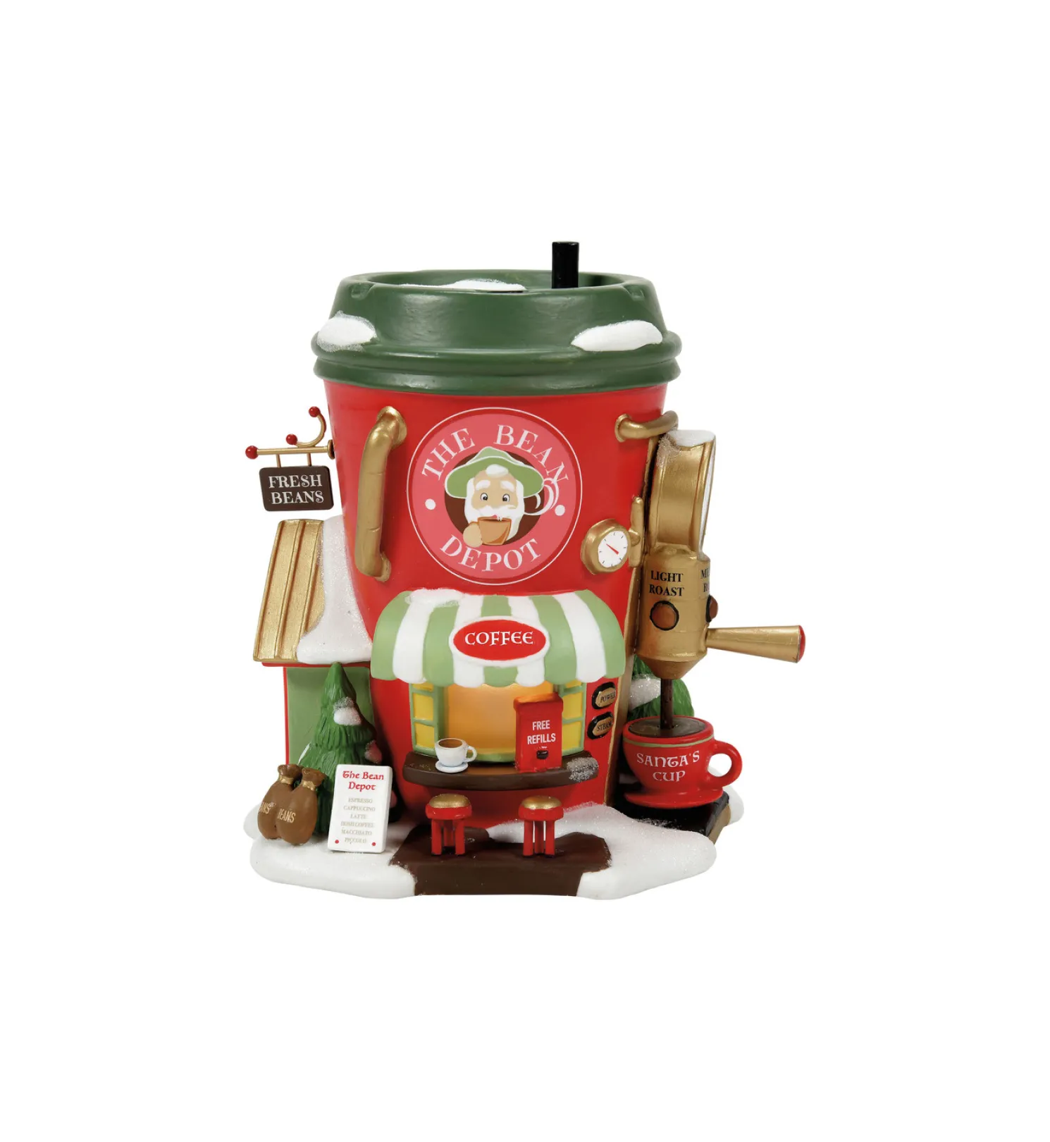 Department 56 North Pole Village Bean Depot Espresso Co Building 6014509