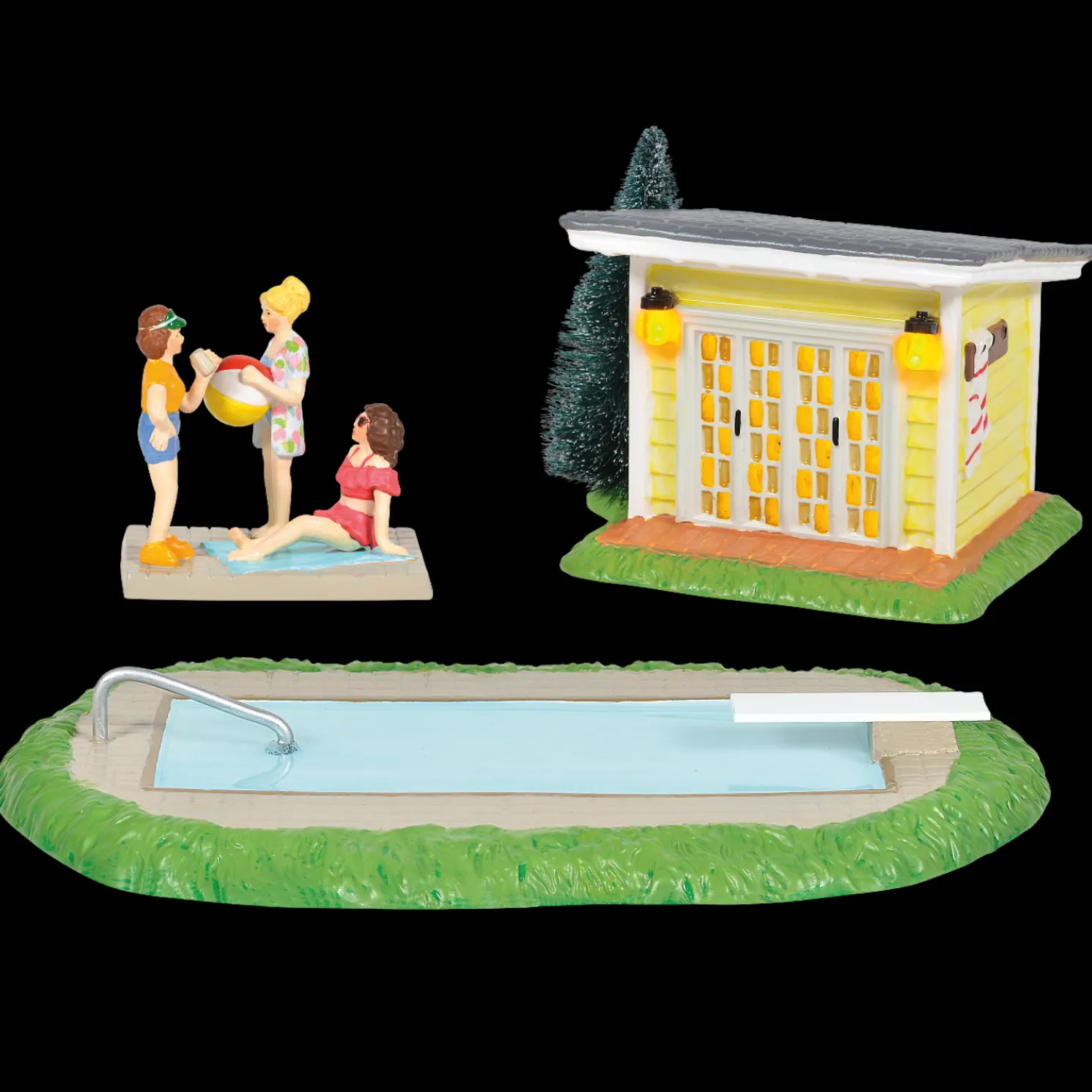 Department 56 Pool Fantasy Set Christmas Vacation Village 6005457