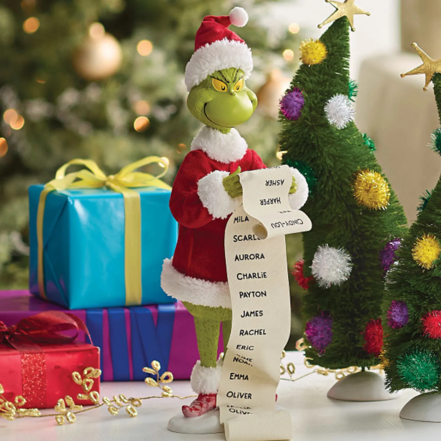 Department 56 Possible Dreams Grinch's Nice List Figure 6015895