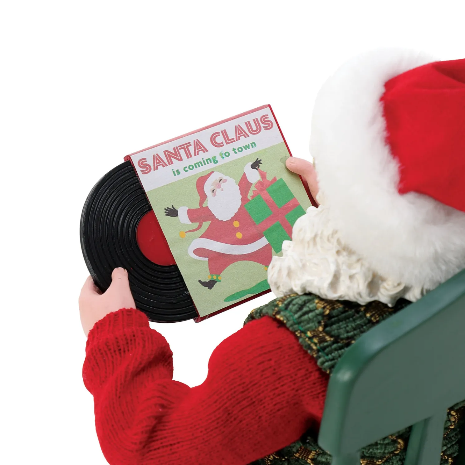 Department 56 Possible Dreams Santa Christmas Grooves Figure 6016450