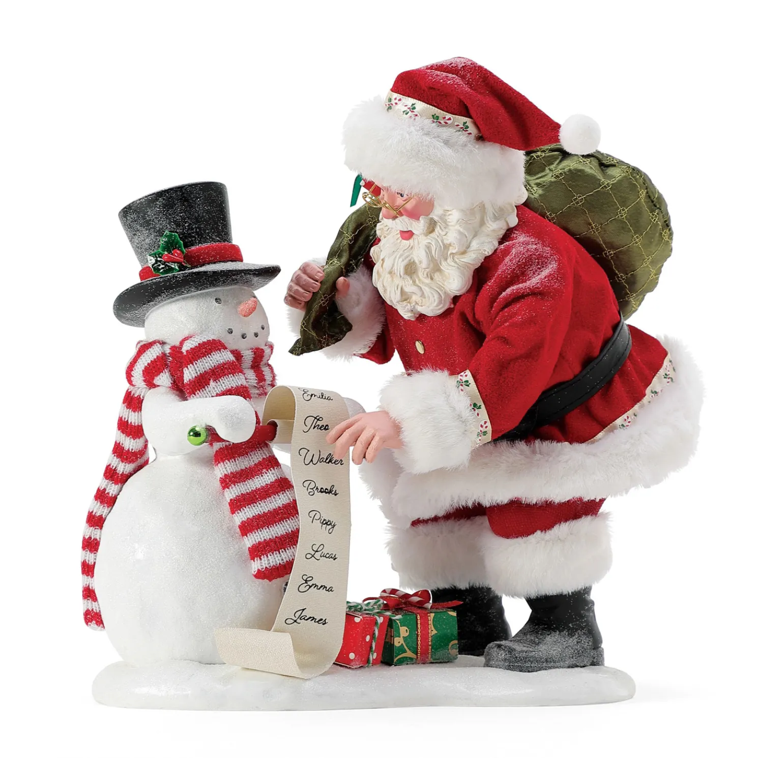 Department 56 Possible Dreams Santa Nice List Figure 6015887