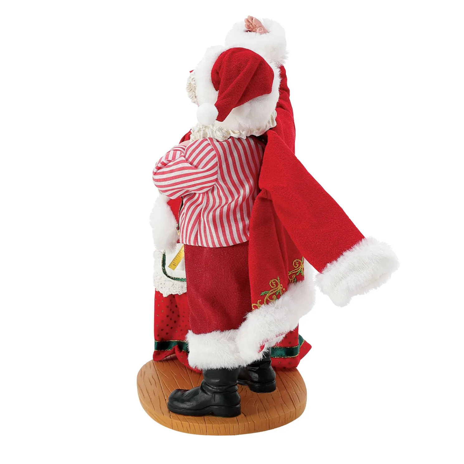 Department 56 Possible Dreams Santa Santa's New Suit Figure 6015877