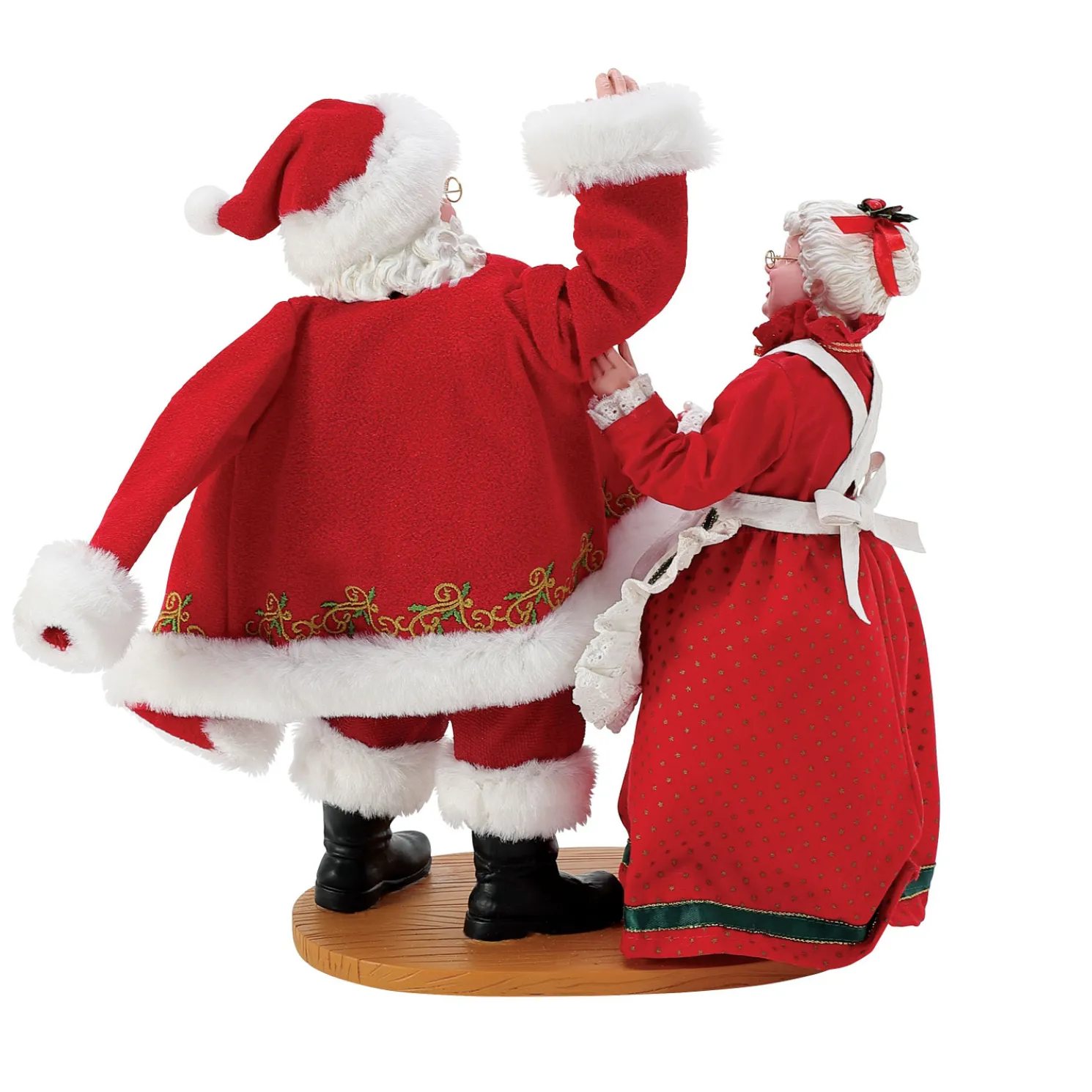 Department 56 Possible Dreams Santa Santa's New Suit Figure 6015877