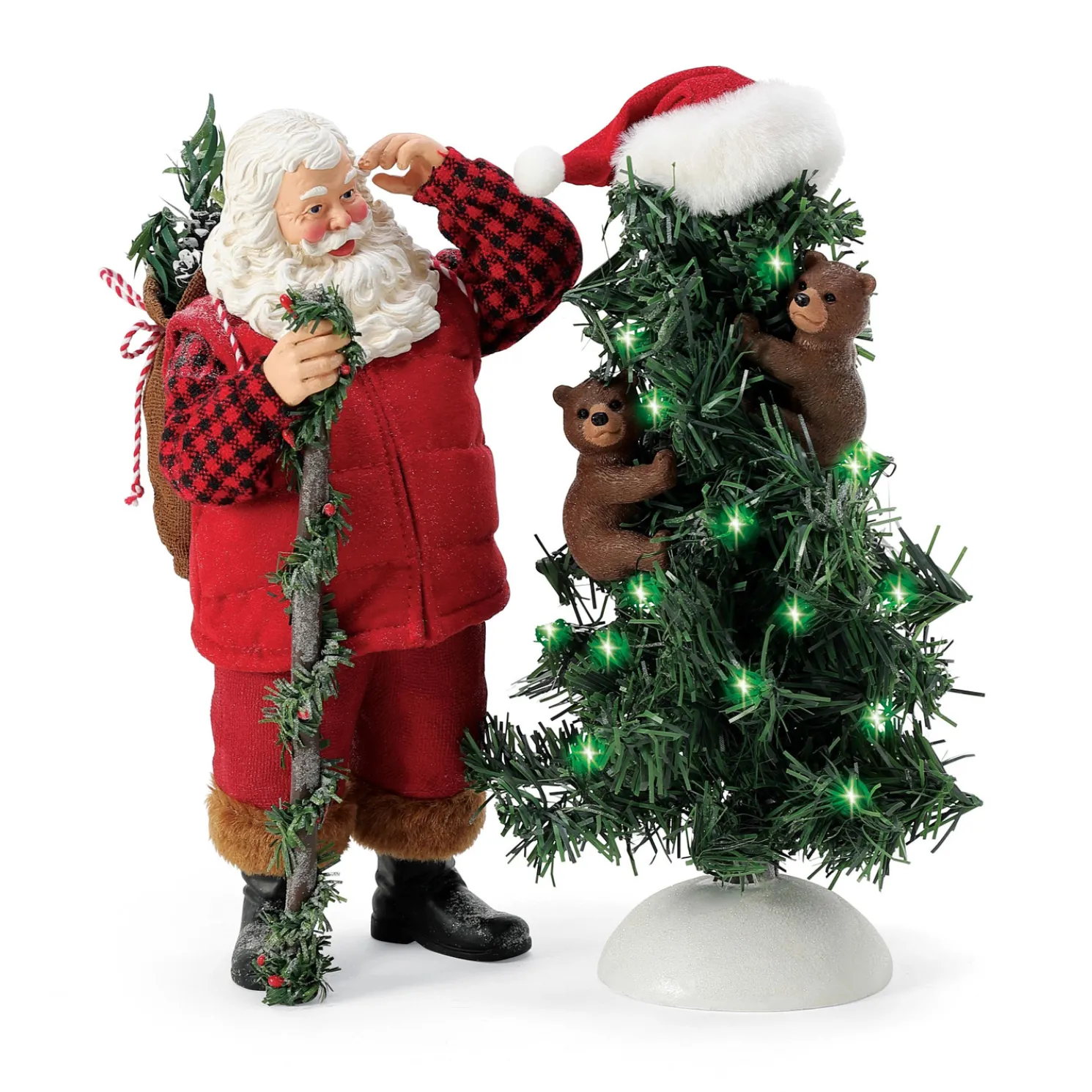 Department 56 Possible Dreams Santa Bear Headed Figure 6016451