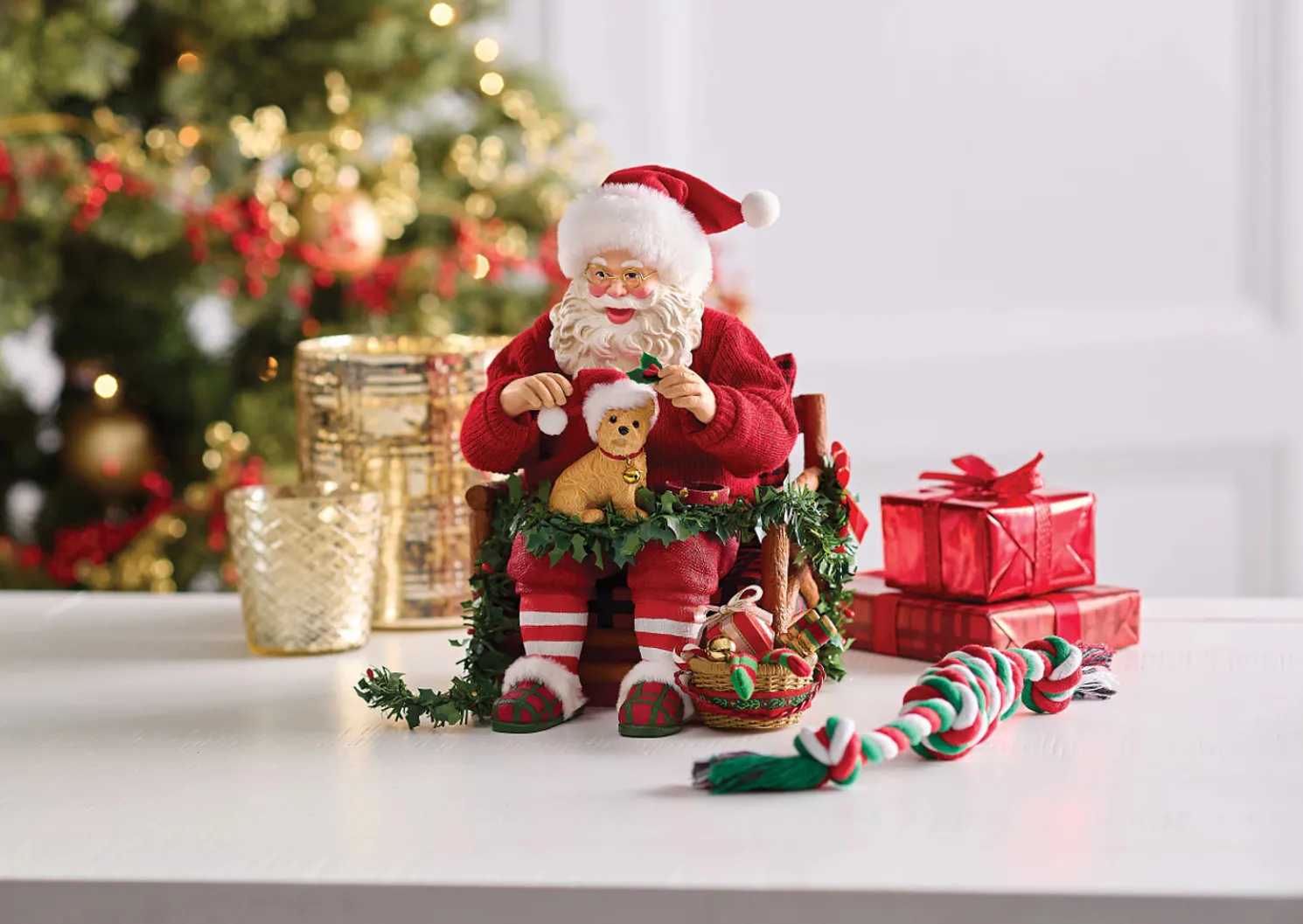 Department 56 Possible Dreams Santa Yappy Holidays Figure 6016214