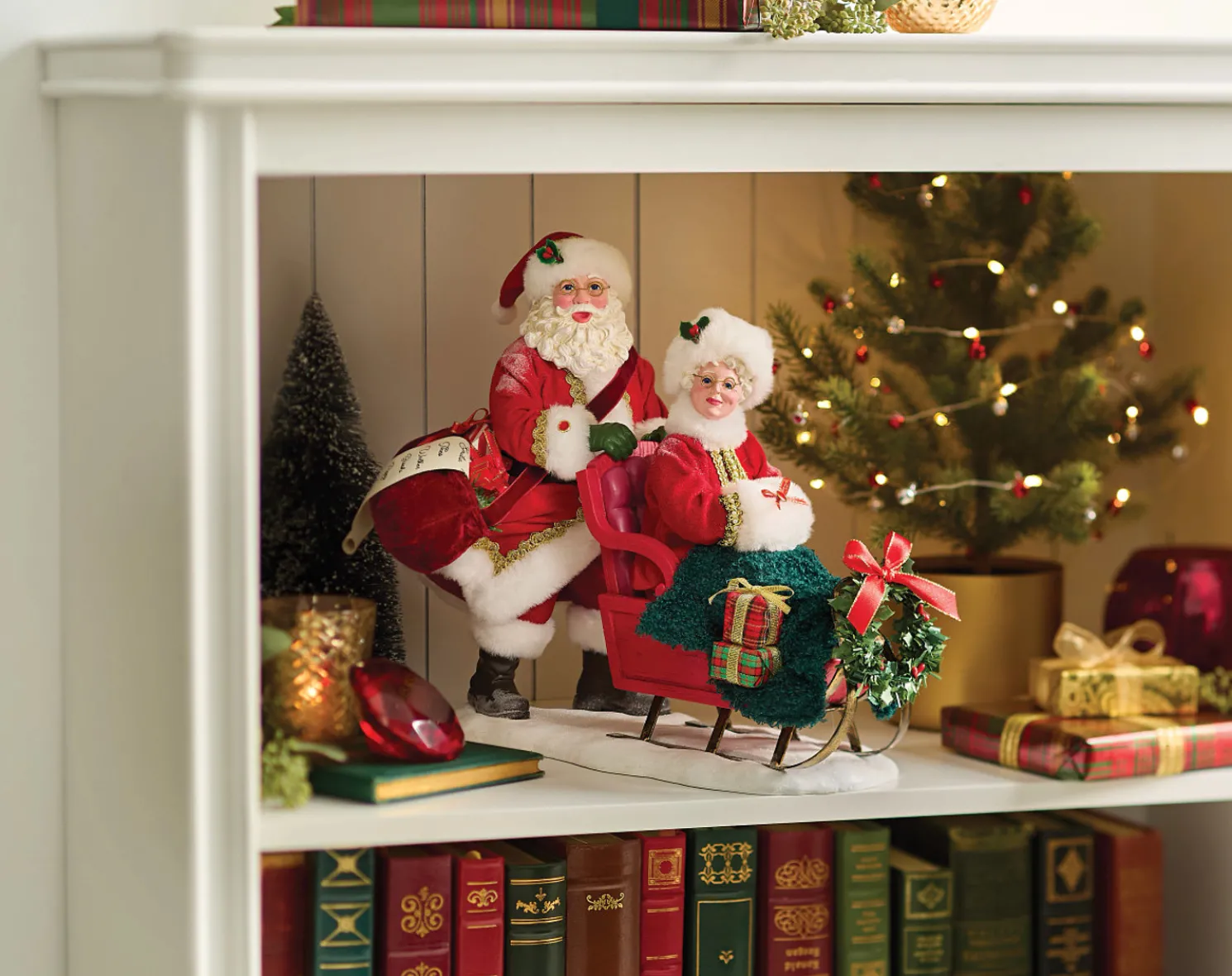 Department 56 Possible Dreams Santa Limited Edition Anniversary Ruby Sleigh Figure 6016465