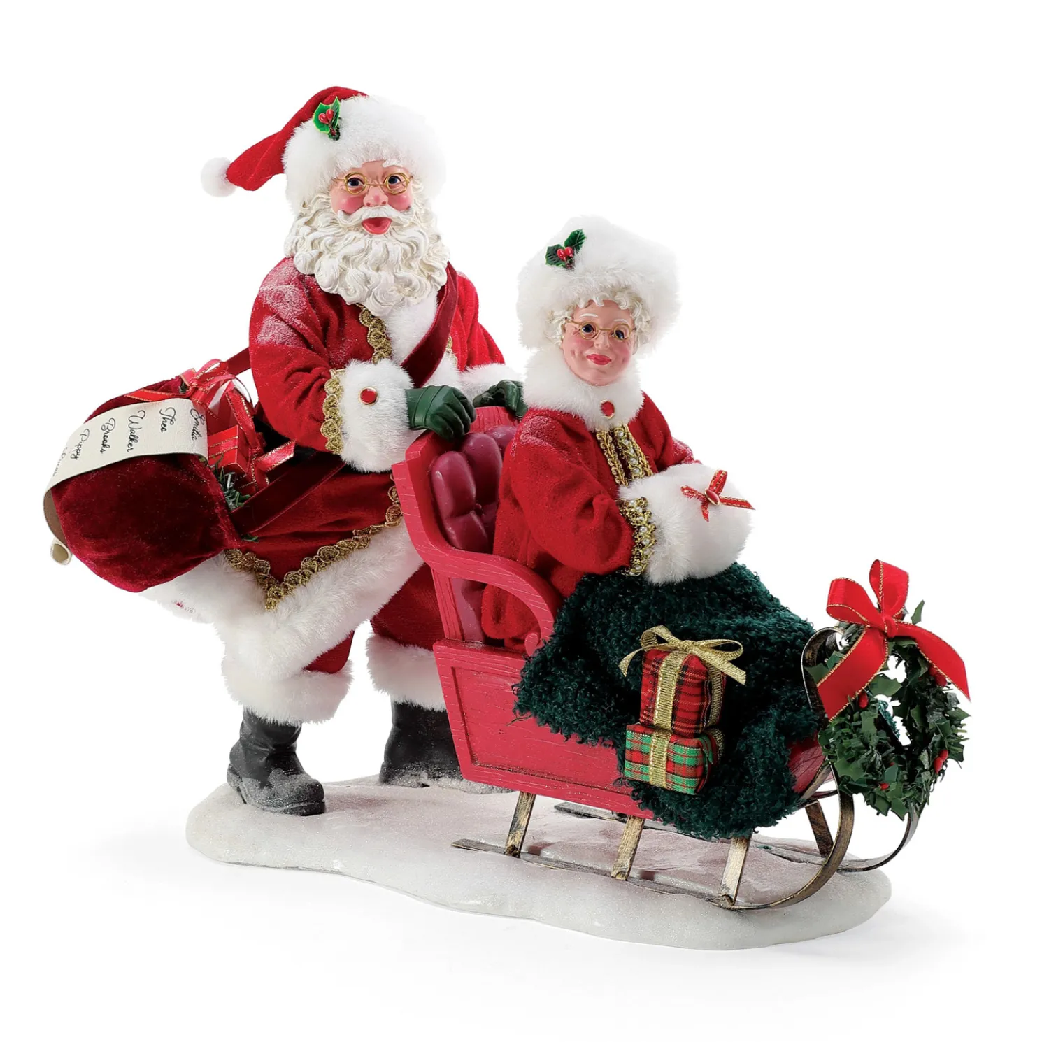 Department 56 Possible Dreams Santa Limited Edition Anniversary Ruby Sleigh Figure 6016465
