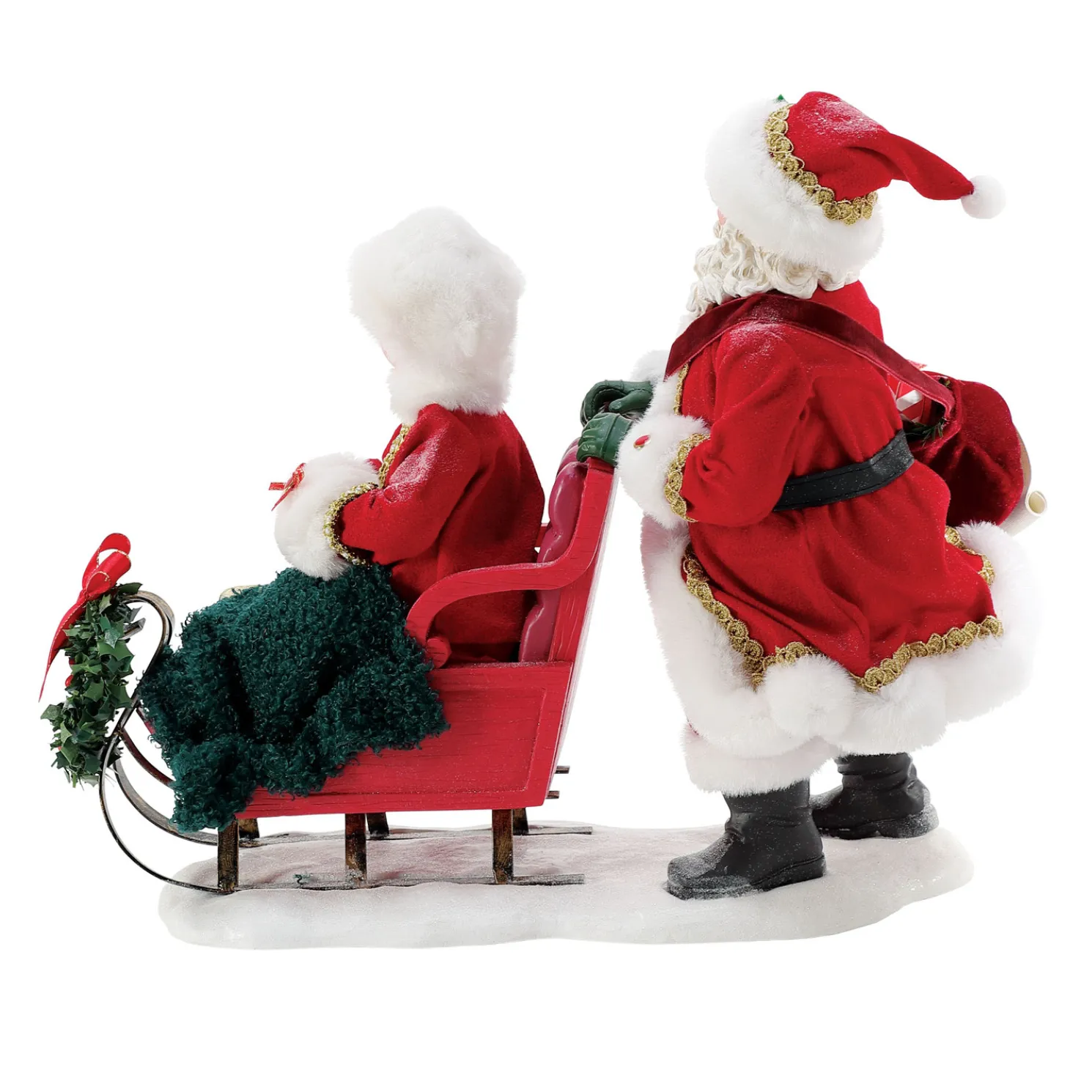 Department 56 Possible Dreams Santa Limited Edition Anniversary Ruby Sleigh Figure 6016465