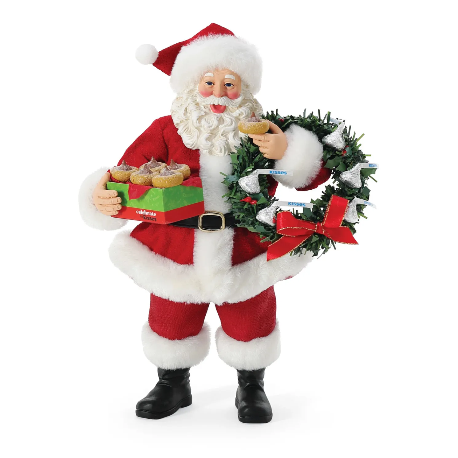 Department 56 Possible Dreams Santa Kisses For Santa Figure 6016495