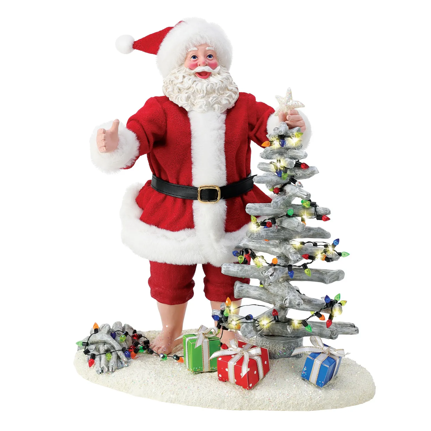Department 56 Possible Dreams Santa Driftwood Masterpiece Figure 6014786