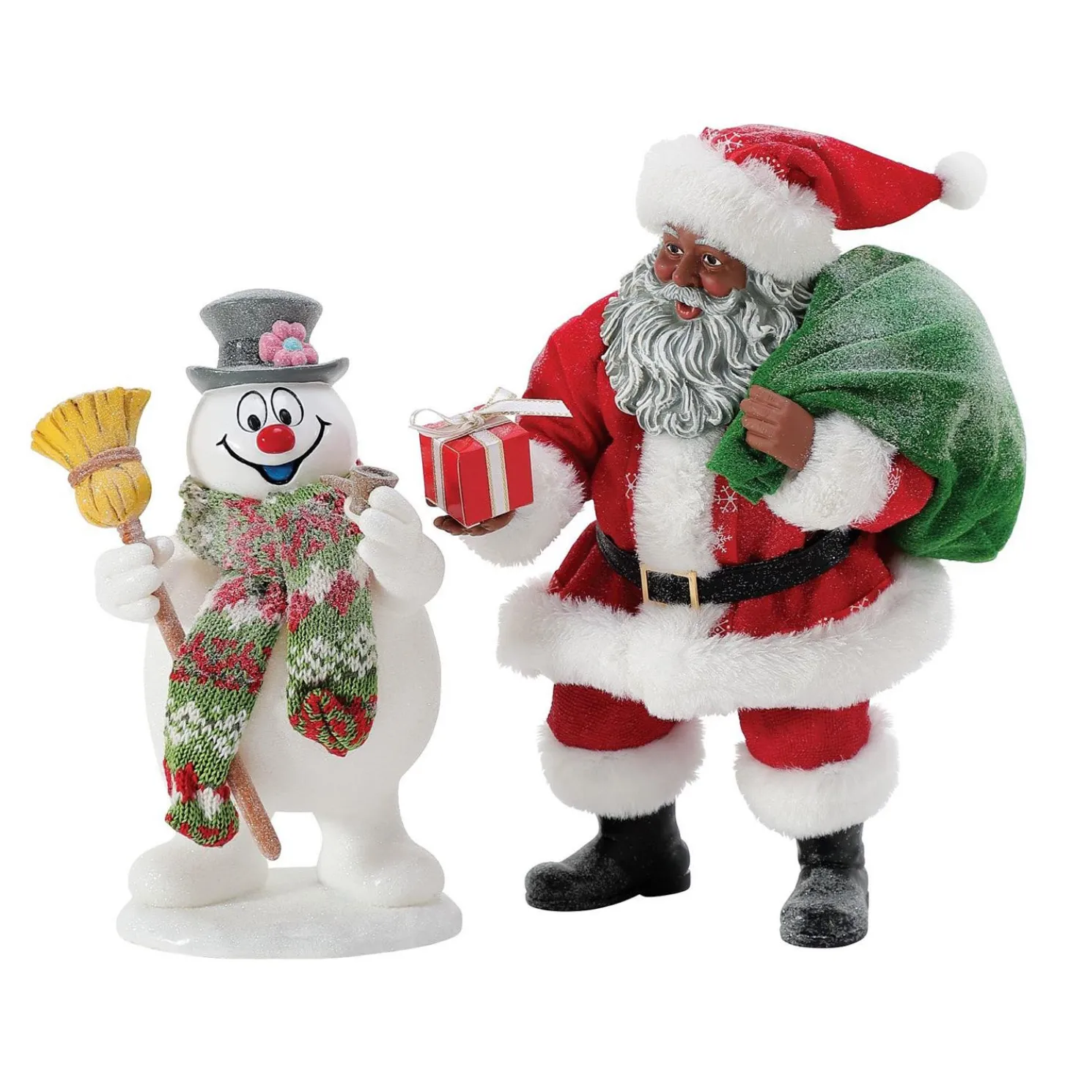 Department 56 Possible Dreams African American Santa Frosty's Special Gift 6011833