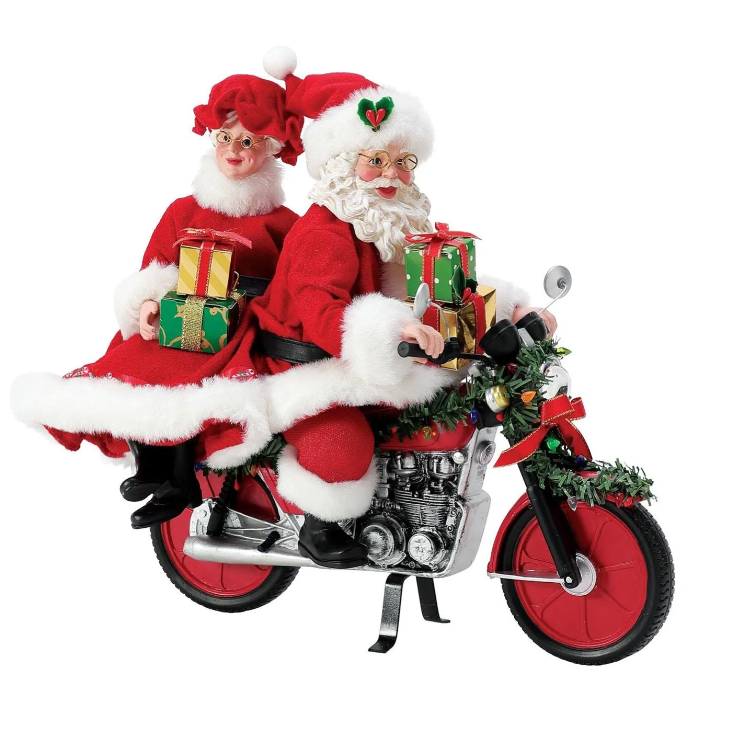 Department 56 Possible Dreams Santa On Any Sunday Motorcycle Figure 6012222