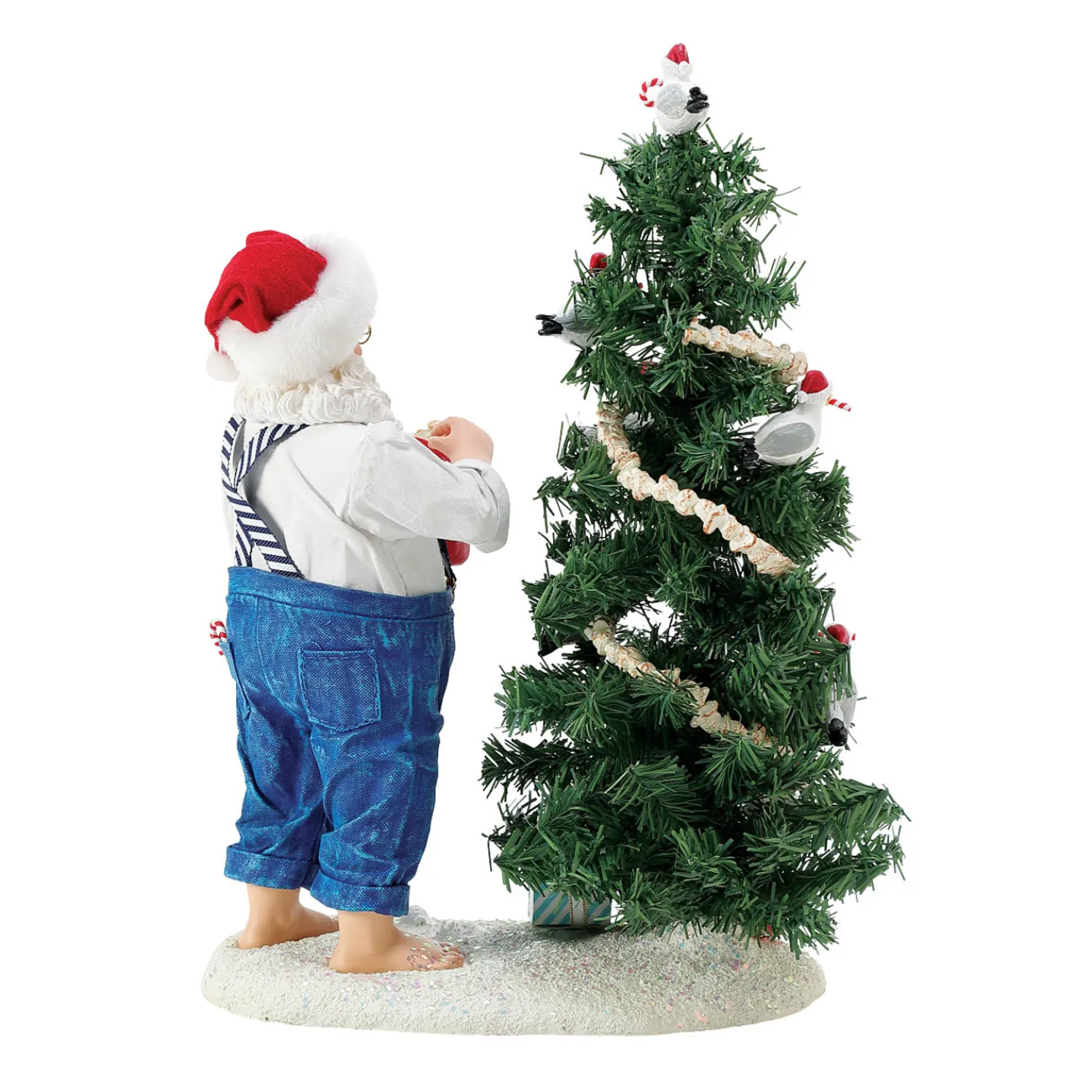 Department 56 Possible Dreams Santa Flocked Seagull Tree Figure 6016148