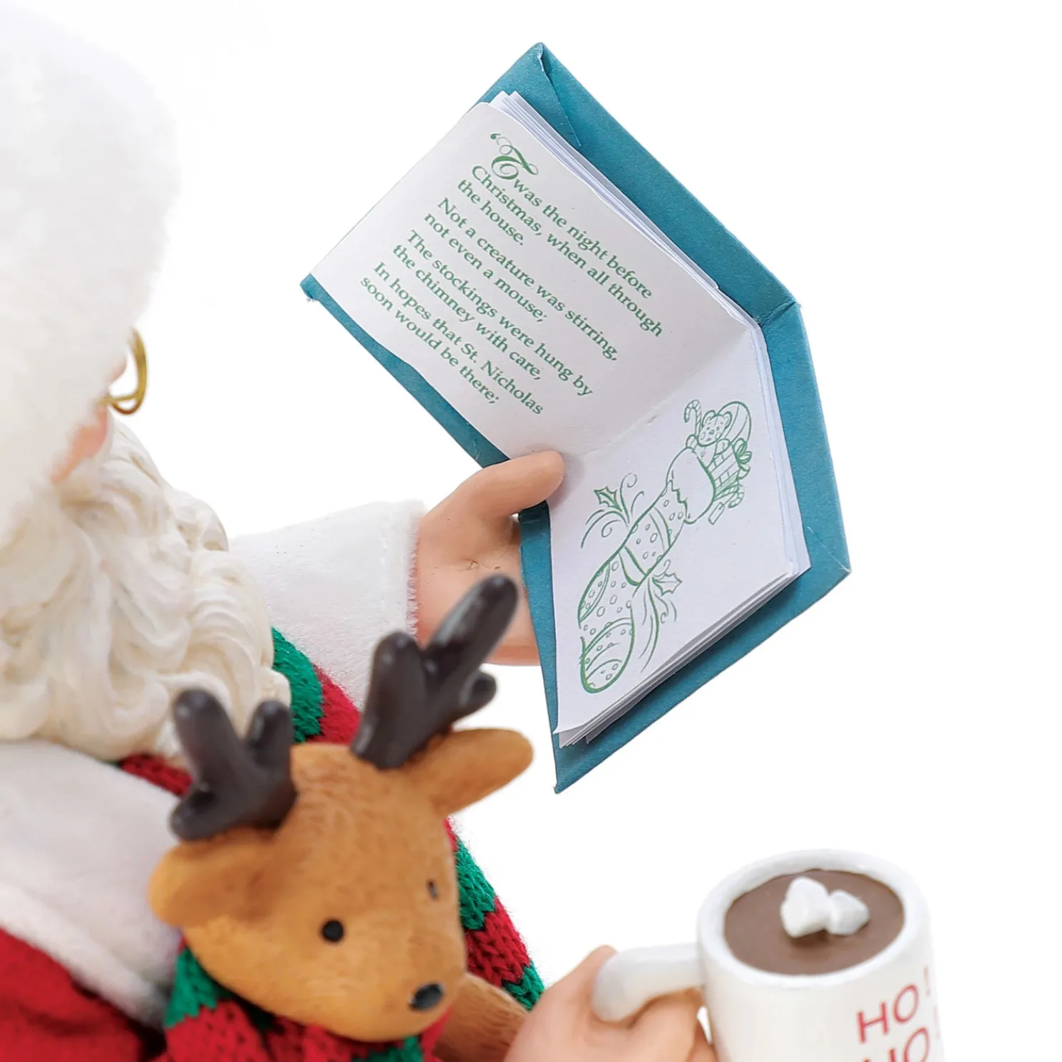 Department 56 Possible Dreams Santa My Favorite Bedtime Story Figure 6016456