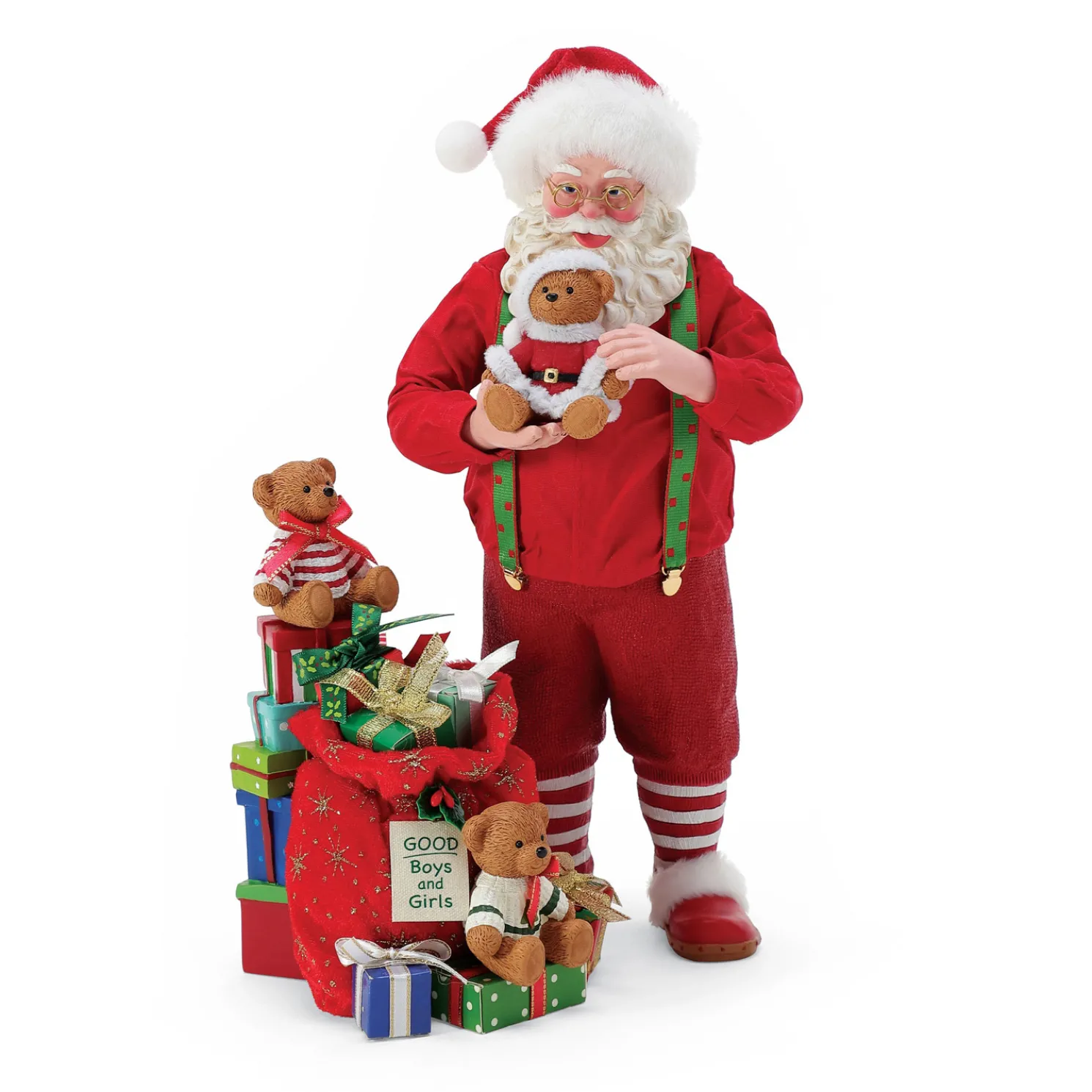 Department 56 Possible Dreams Santa Favorite Christmas Stuffies Figure 6015891