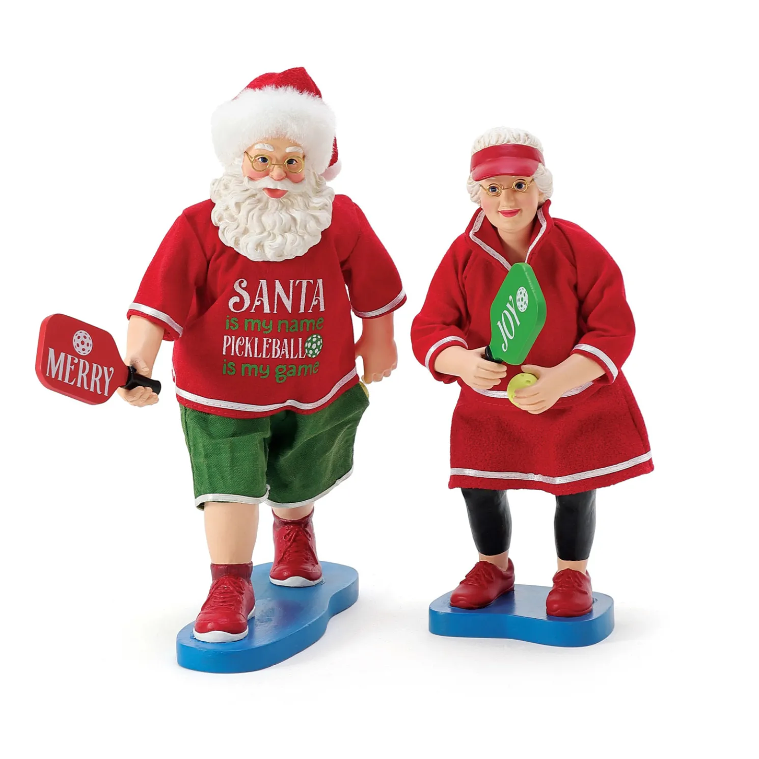 Department 56 Possible Dreams Santa and Mrs. Claus Pickleball Season 6016479