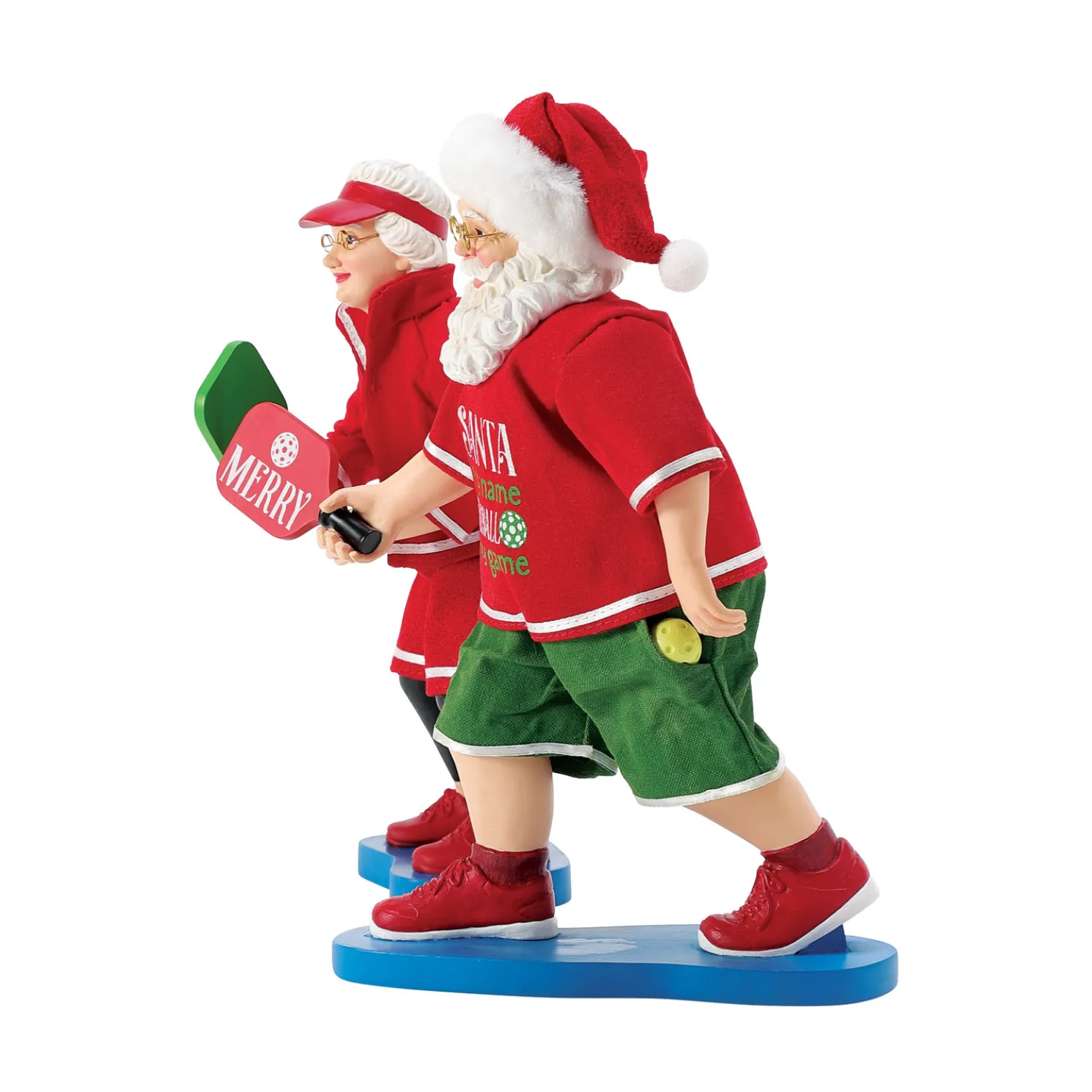Department 56 Possible Dreams Santa and Mrs. Claus Pickleball Season 6016479