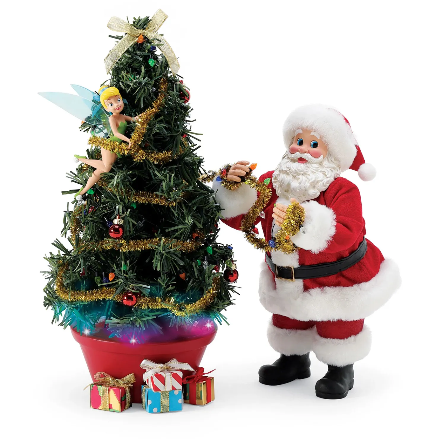 Department 56 Possible Dreams Santa Little Bit of Pixie Dust Animated Figure 6016494