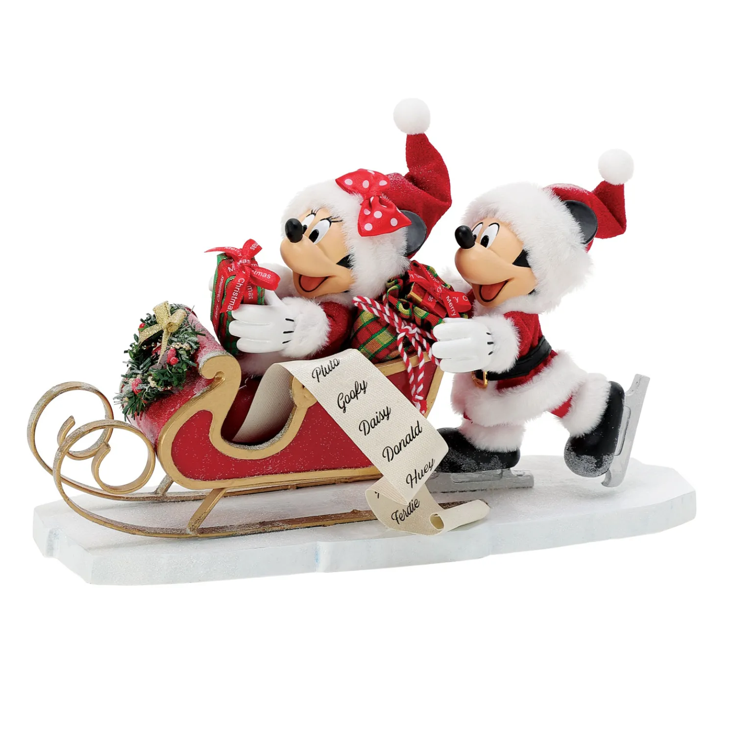 Department 56 Possible Dreams Mickey Mouse and Minnie Fun On Ice Figure 6014775